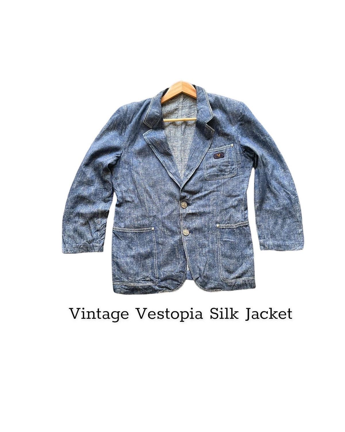 Japanese Brand × Vintage Vintage Vestopia Silk Jacket Size M / US 6-8 / IT 42-44 - 1 Thumbnail