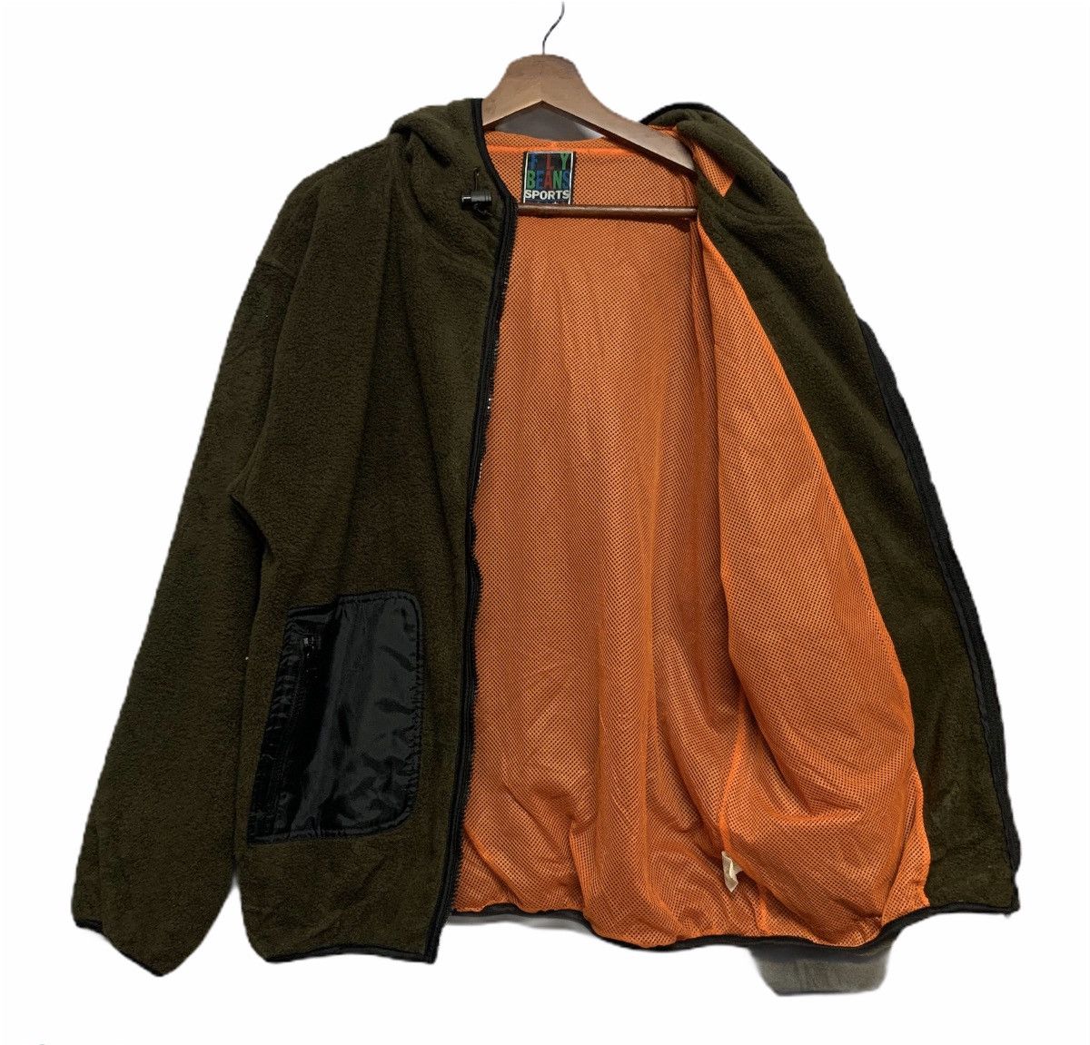 Fly Beans Sport Hoodie Fleece Sherpa Zip Ups Hoodie Jacket