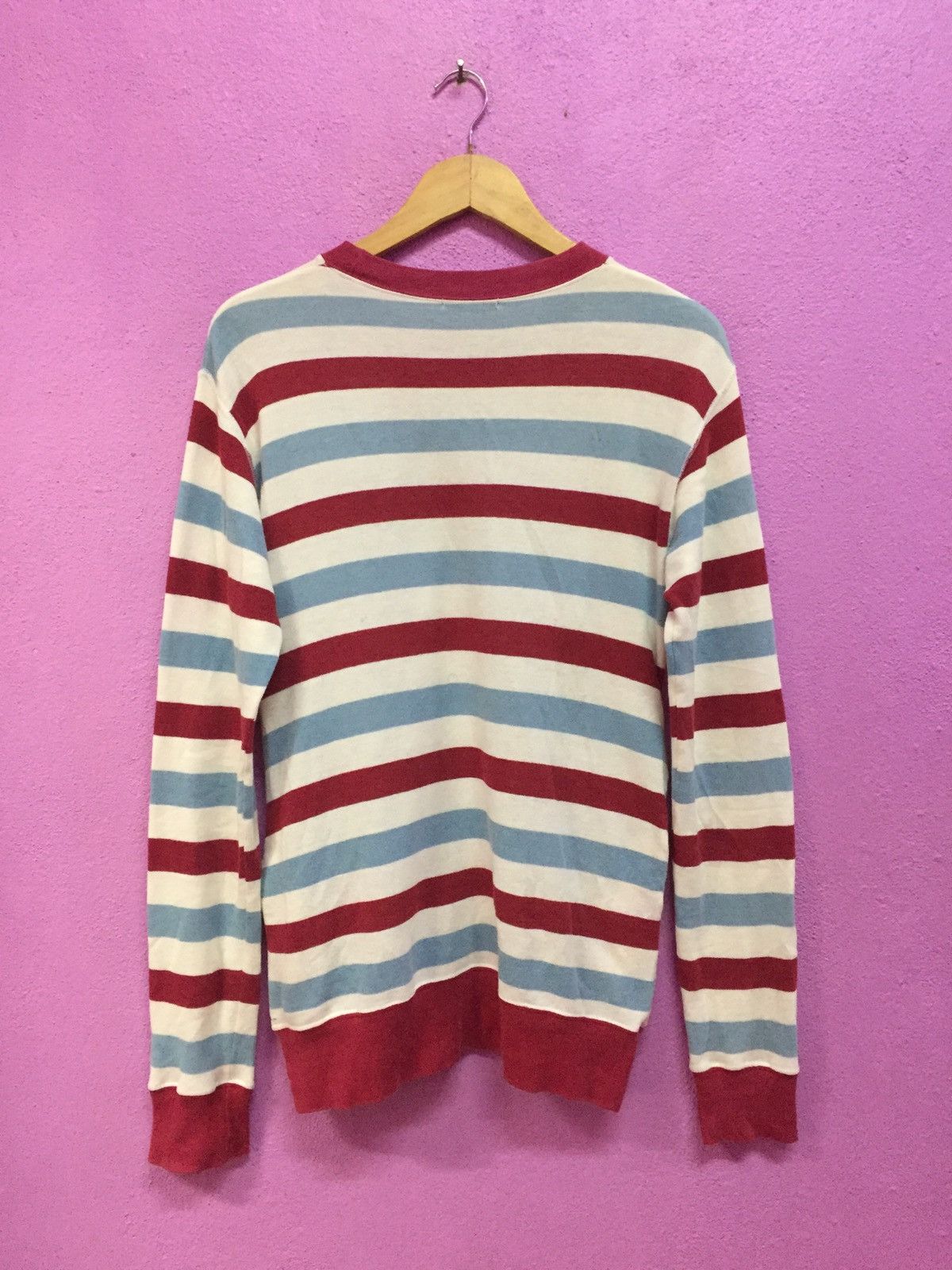 Hysteric Glamour Vintage 90’s Hysteric Glamour Stripes Sweatshirts Size US M / EU 48-50 / 2 - 2 Thumbnail
