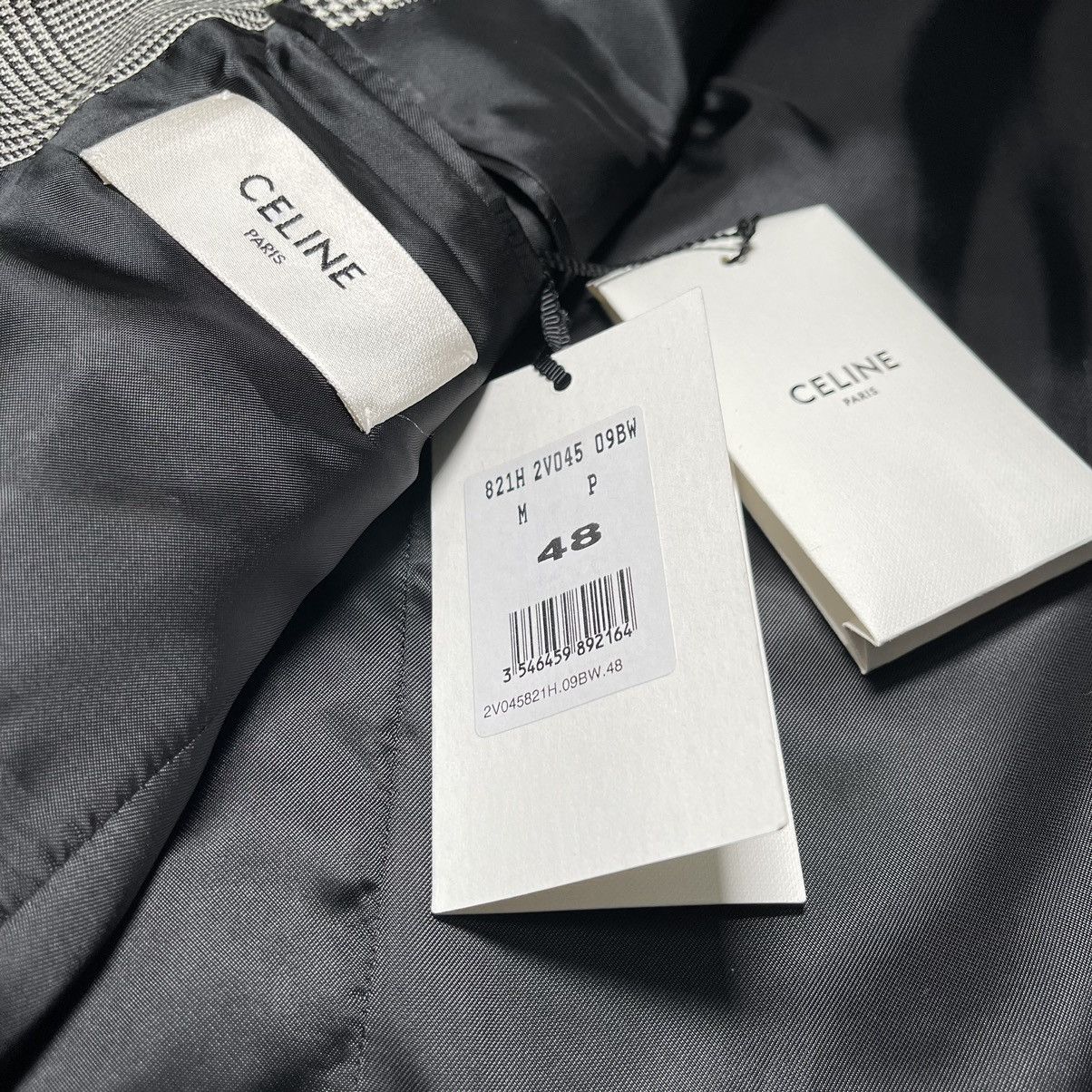 Celine × Hedi Slimane 「LIMITED TIME」CELINE “SS20 CLASSIC PRINCE OF WALES JACKET” Size 48R - 4 Thumbnail