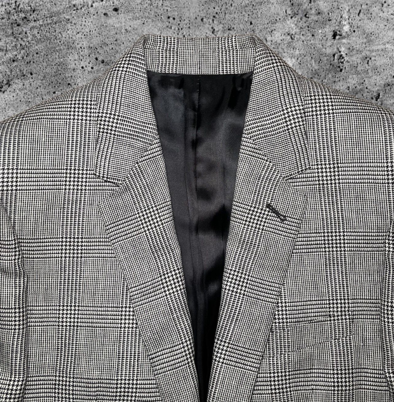Celine × Hedi Slimane 「LIMITED TIME」CELINE “SS20 CLASSIC PRINCE OF WALES JACKET” Size 48R - 2 Thumbnail