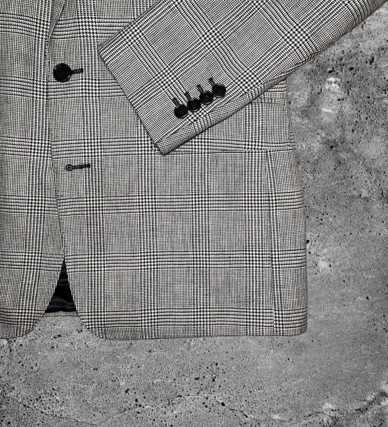 Celine × Hedi Slimane 「LIMITED TIME」CELINE “SS20 CLASSIC PRINCE OF WALES JACKET” Size 48R - 7 Thumbnail
