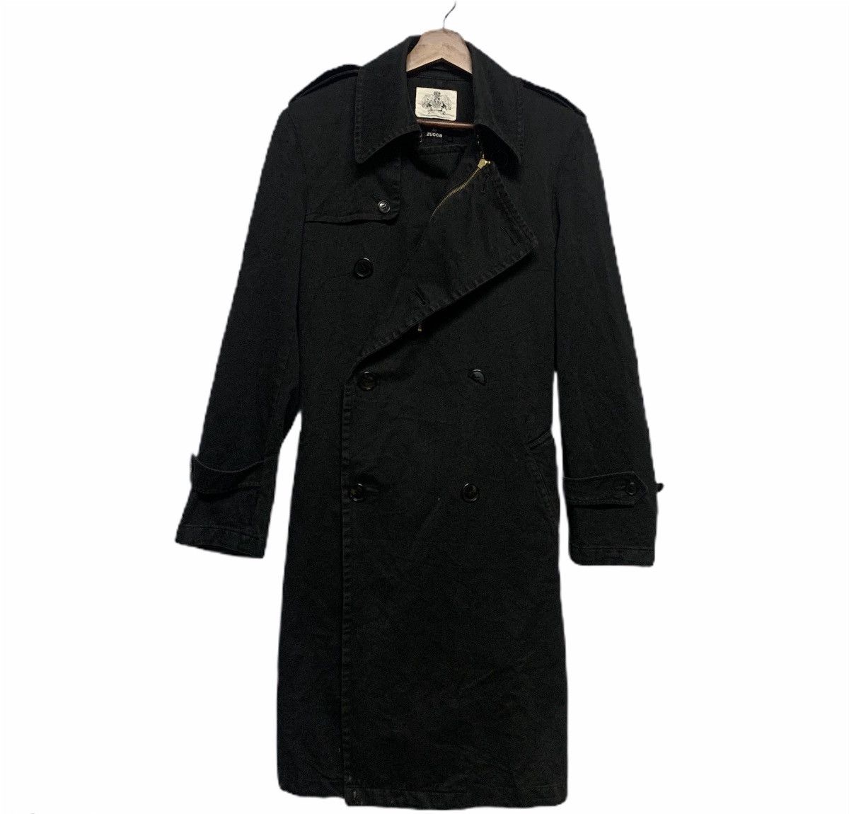 Zucca Cabane De Zucca Belted Trench Coat Jacket