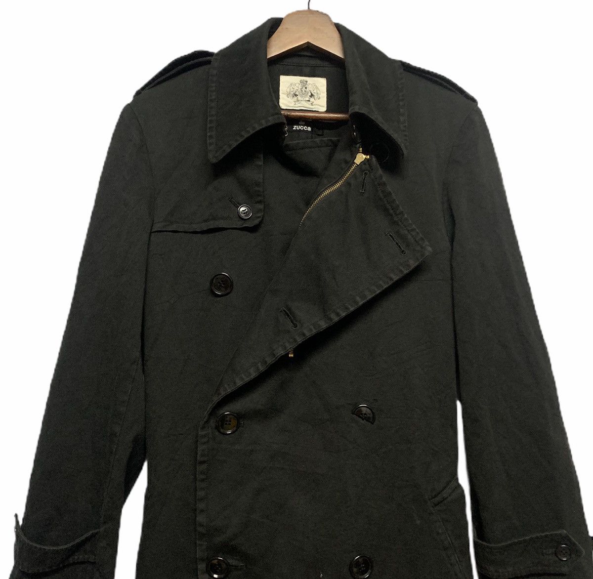 CABANE de ZUCCa × Designer × Japanese Brand Zucca Cabane De Zucca Belted Trench Coat Jacket Size US S / EU 44-46 / 1 - 2 Thumbnail