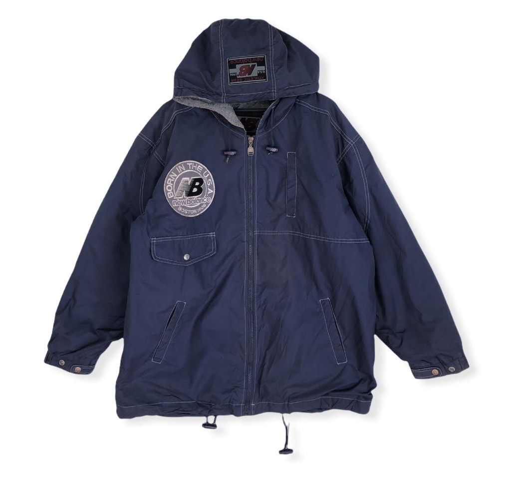 New Balance × Vintage RARE🔥VINTAGE N.B. BOSTON EMBROIDERIES BIG LOGO JACKET Size US XL / EU 56 / 4 - 2 Thumbnail