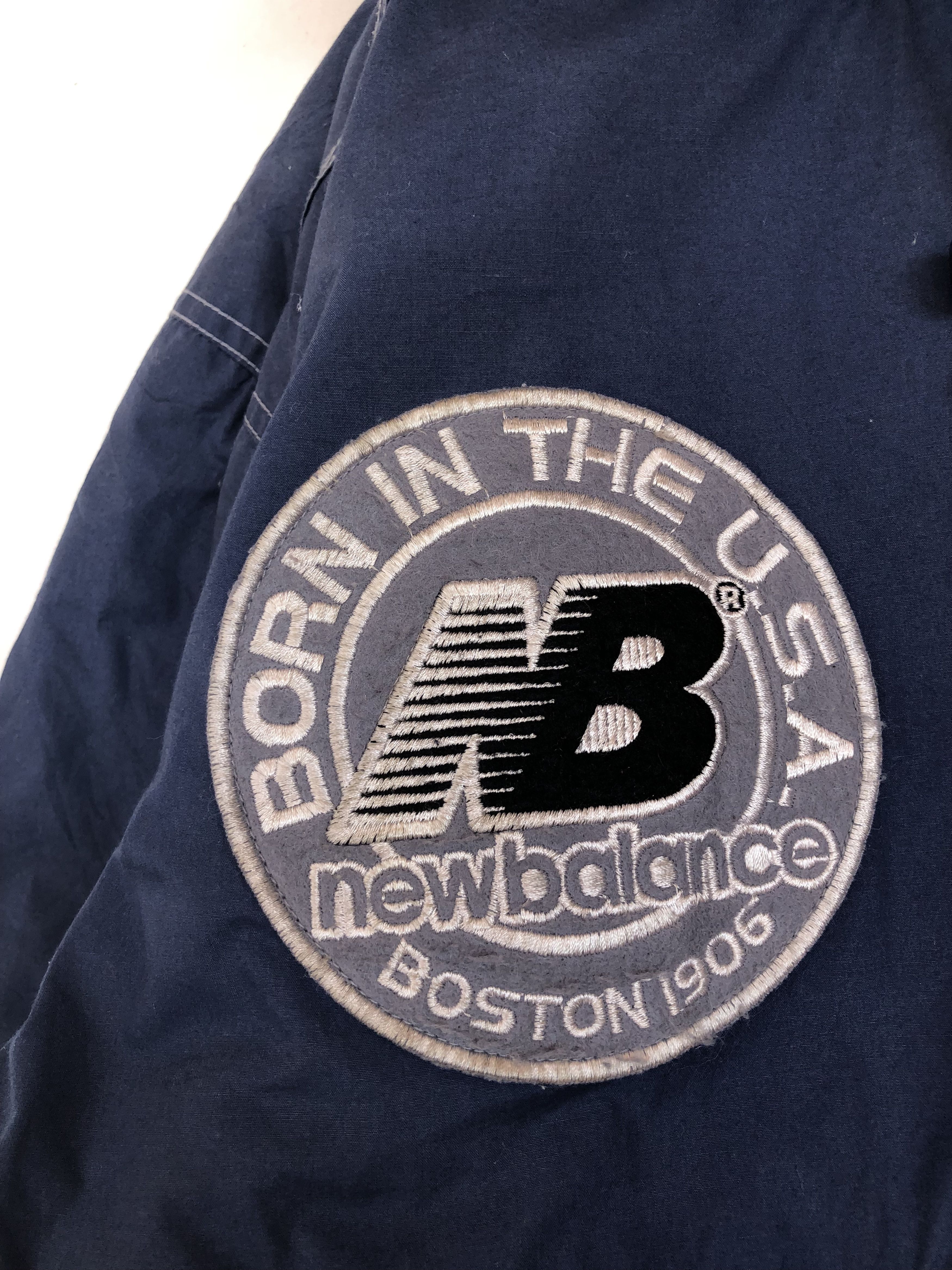 New Balance × Vintage RARE🔥VINTAGE N.B. BOSTON EMBROIDERIES BIG LOGO JACKET Size US XL / EU 56 / 4 - 4 Thumbnail