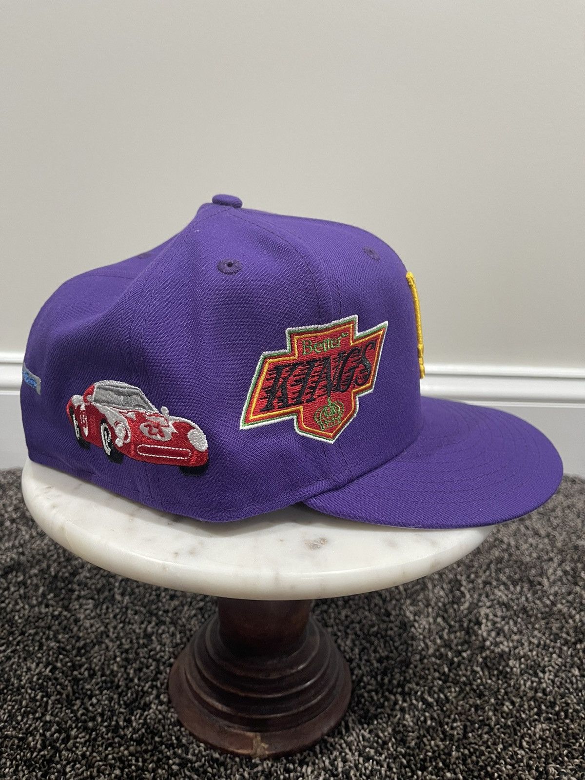 Just Don Just Don x Better Gift MLB LA Dodgers Purple Fitted Hat Size ONE SIZE - 4 Thumbnail
