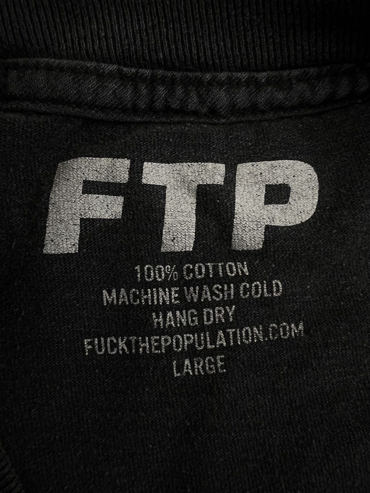 Fuck The Population Fuck The Population TV Logo Tee Black Large ❄️❄️ FTP Hate Size US L / EU 52-54 / 3 - 3 Thumbnail