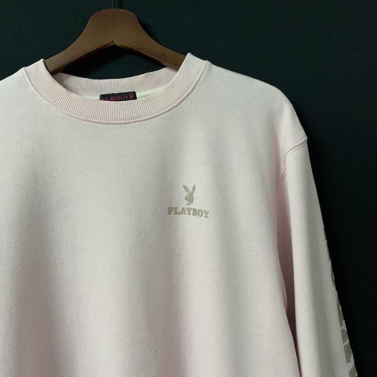 Playboy × Vintage Vintage Playboy Big Logo Crewneck Sweater Medium Size Size US M / EU 48-50 / 2 - 3 Thumbnail