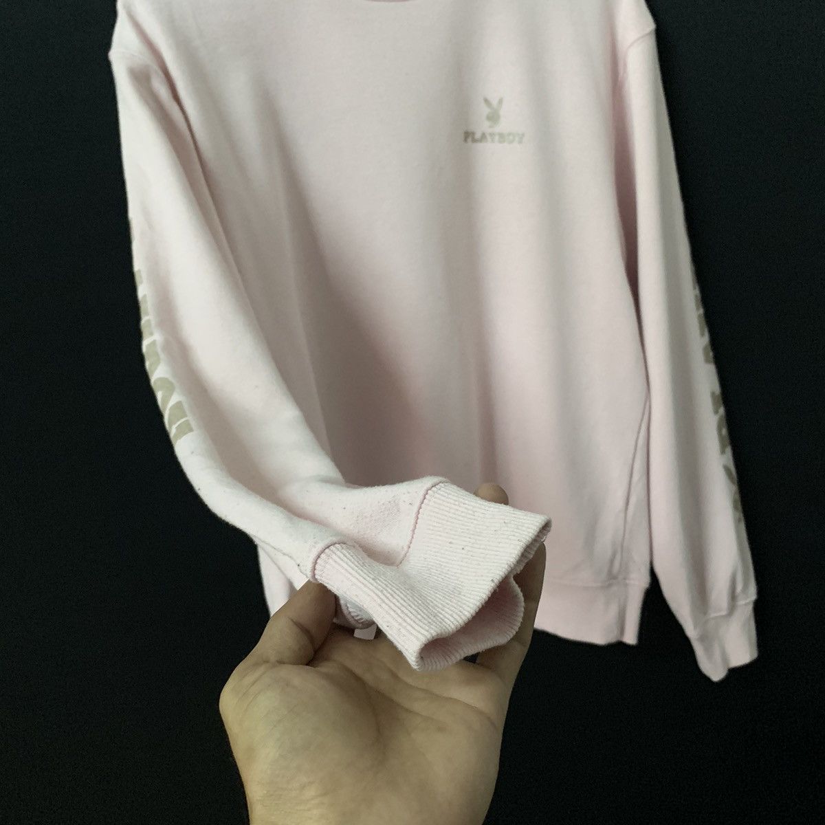 Playboy × Vintage Vintage Playboy Big Logo Crewneck Sweater Medium Size Size US M / EU 48-50 / 2 - 4 Thumbnail