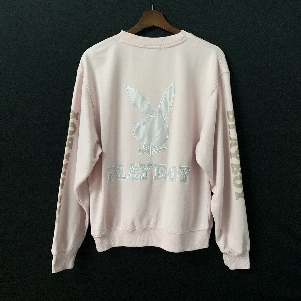 Playboy × Vintage Vintage Playboy Big Logo Crewneck Sweater Medium Size Size US M / EU 48-50 / 2 - 1 Thumbnail