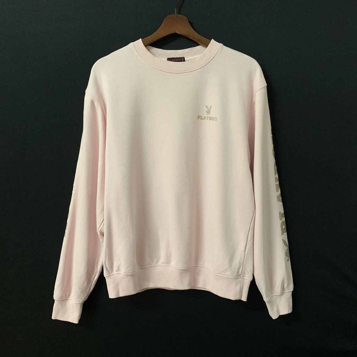 Playboy × Vintage Vintage Playboy Big Logo Crewneck Sweater Medium Size Size US M / EU 48-50 / 2 - 2 Thumbnail