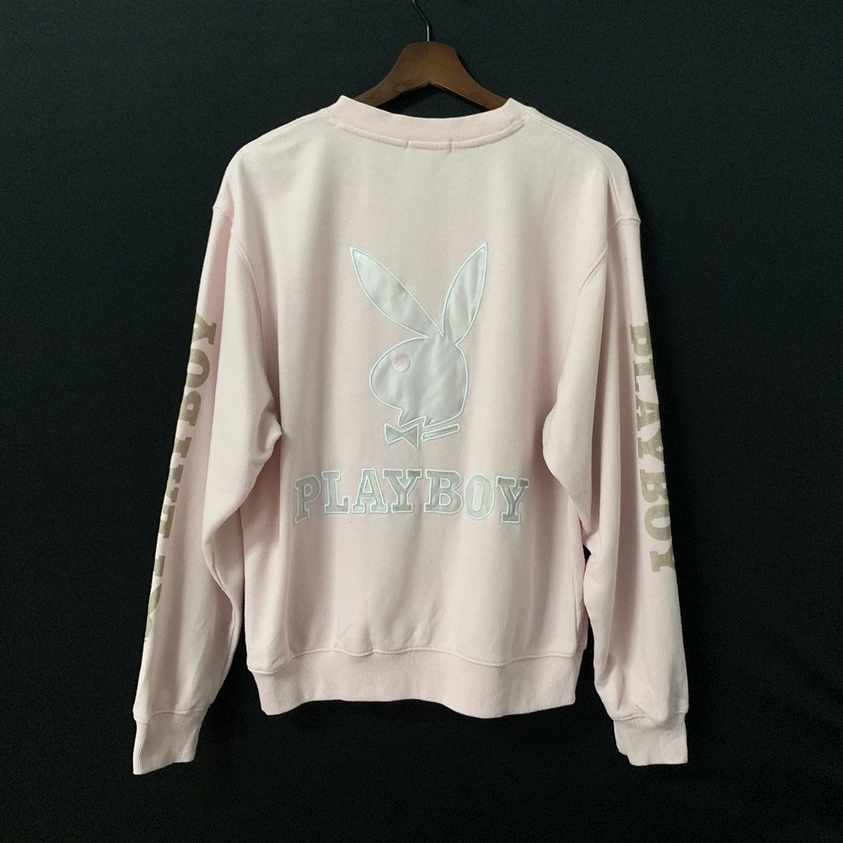 Playboy × Vintage Vintage Playboy Big Logo Crewneck Sweater Medium Size Size US M / EU 48-50 / 2 - 5 Thumbnail