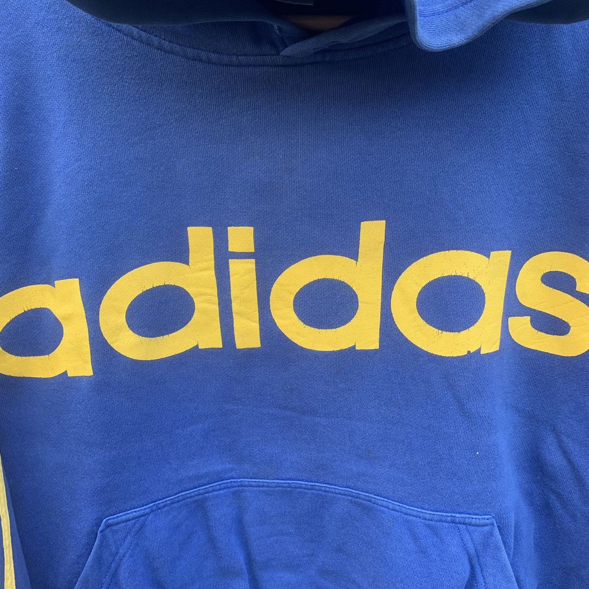 Adidas Adidas Three Stripe Hooded Baggy Pullover Sweatshirts Size US XL / EU 56 / 4 - 3 Thumbnail