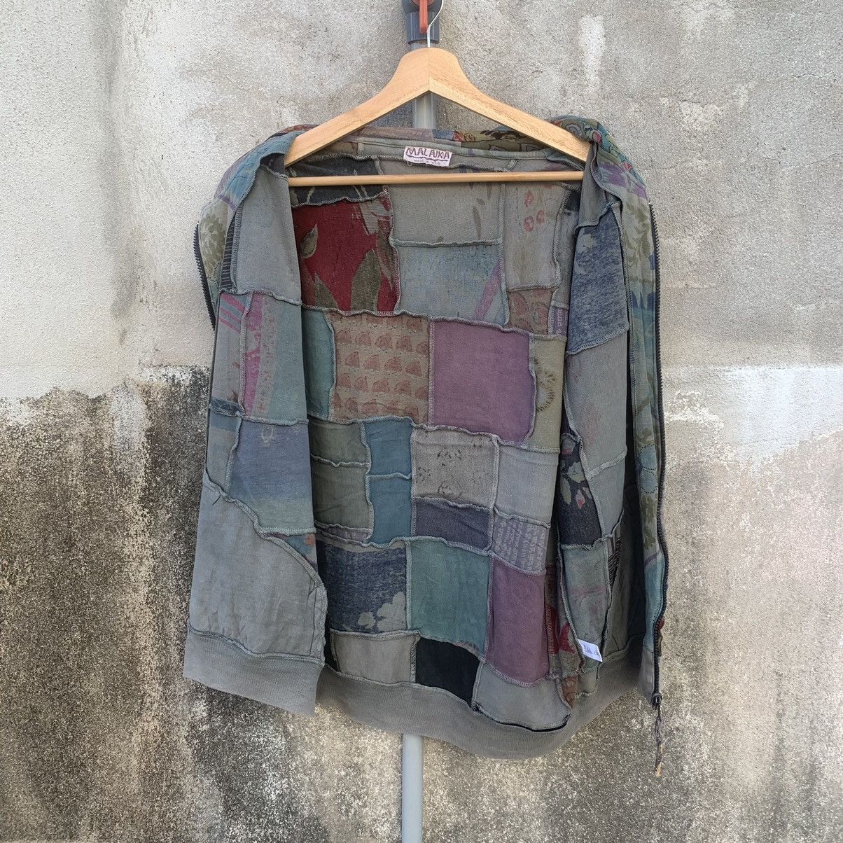 HOUSE OF MALAKAI 💥RARE! Malaika Patchwork Style Hoodie Arts Sweater Size US M / EU 48-50 / 2 - 12 Thumbnail