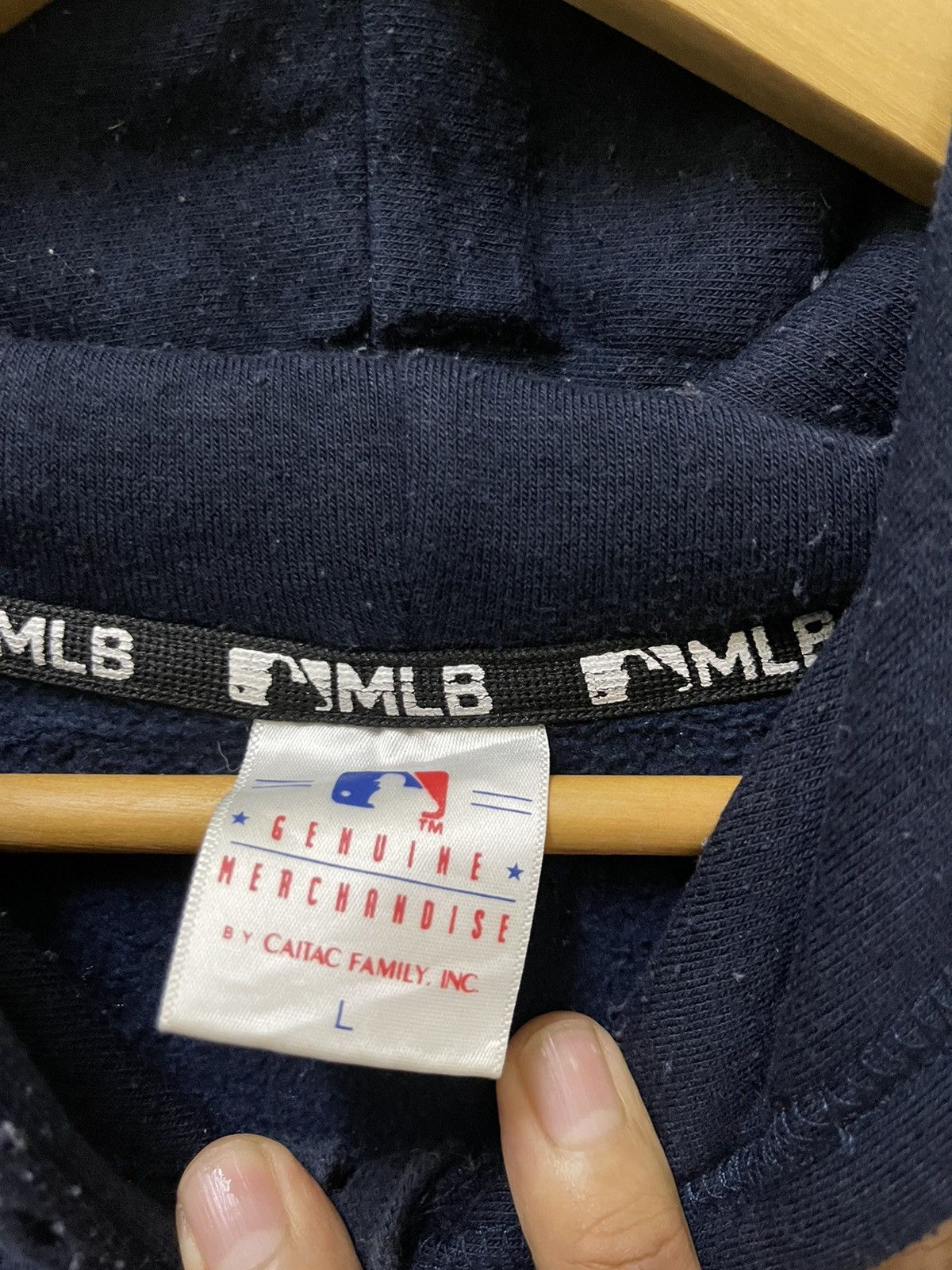 MLB LA Dodgers Spellout Hoodie Navy Size US L / EU 52-54 / 3 - 4 Thumbnail