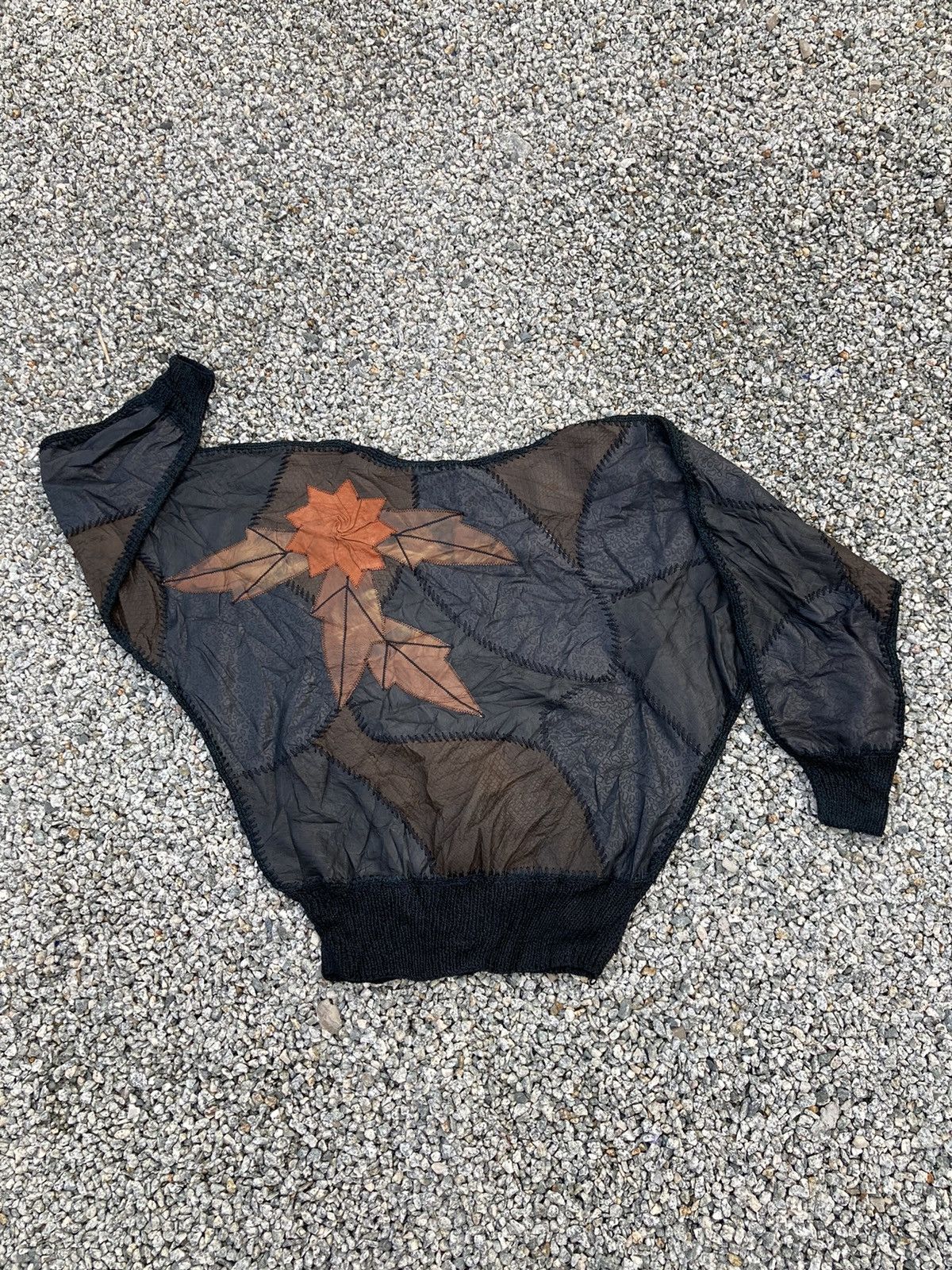Japanese Brand × Leather Floral Patchwork Synthetic Leather Size US L / EU 52-54 / 3 - 1 Thumbnail