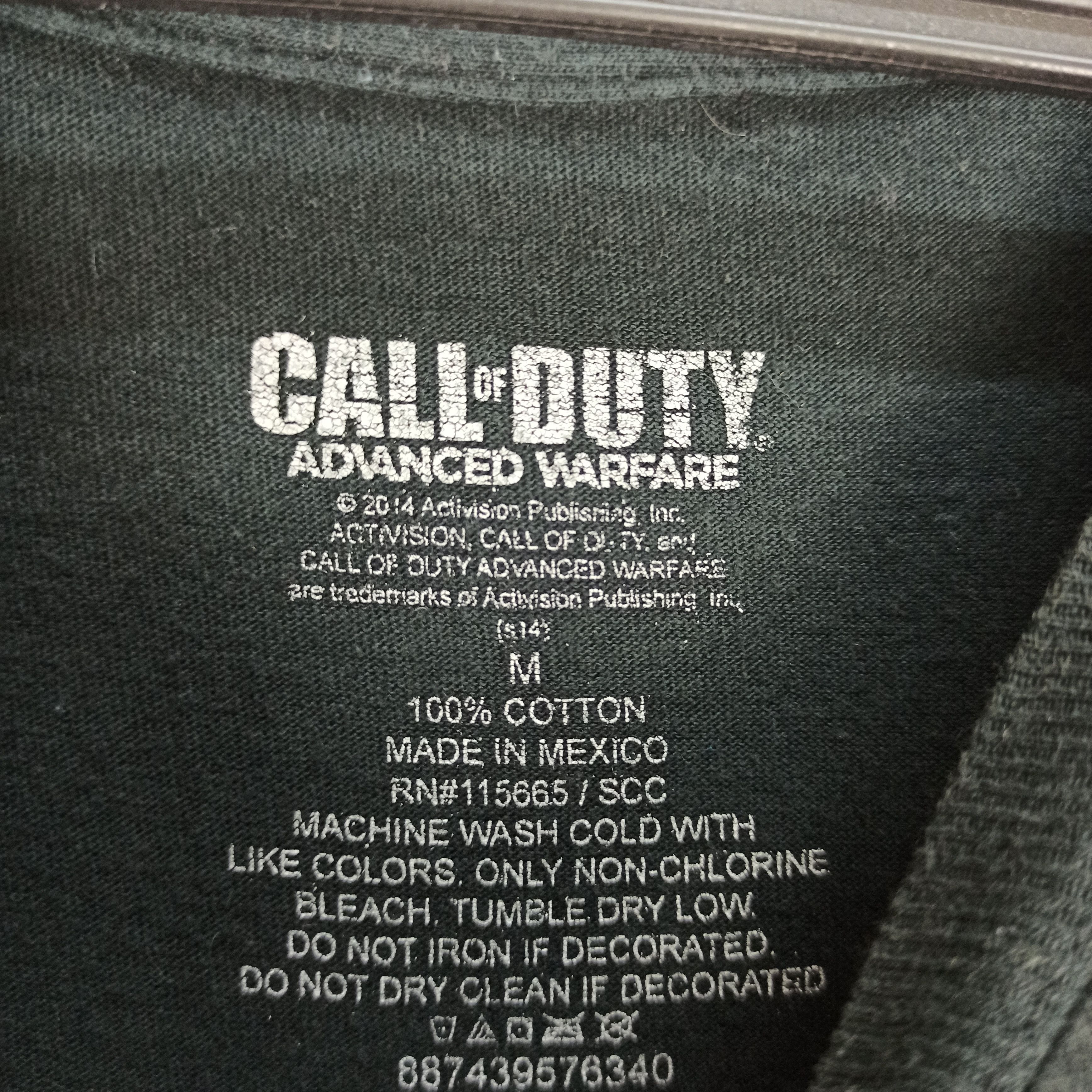 The Game Vintage Call Of Duty Advanced Warfare T-shirt Size US M / EU 48-50 / 2 - 6 Thumbnail