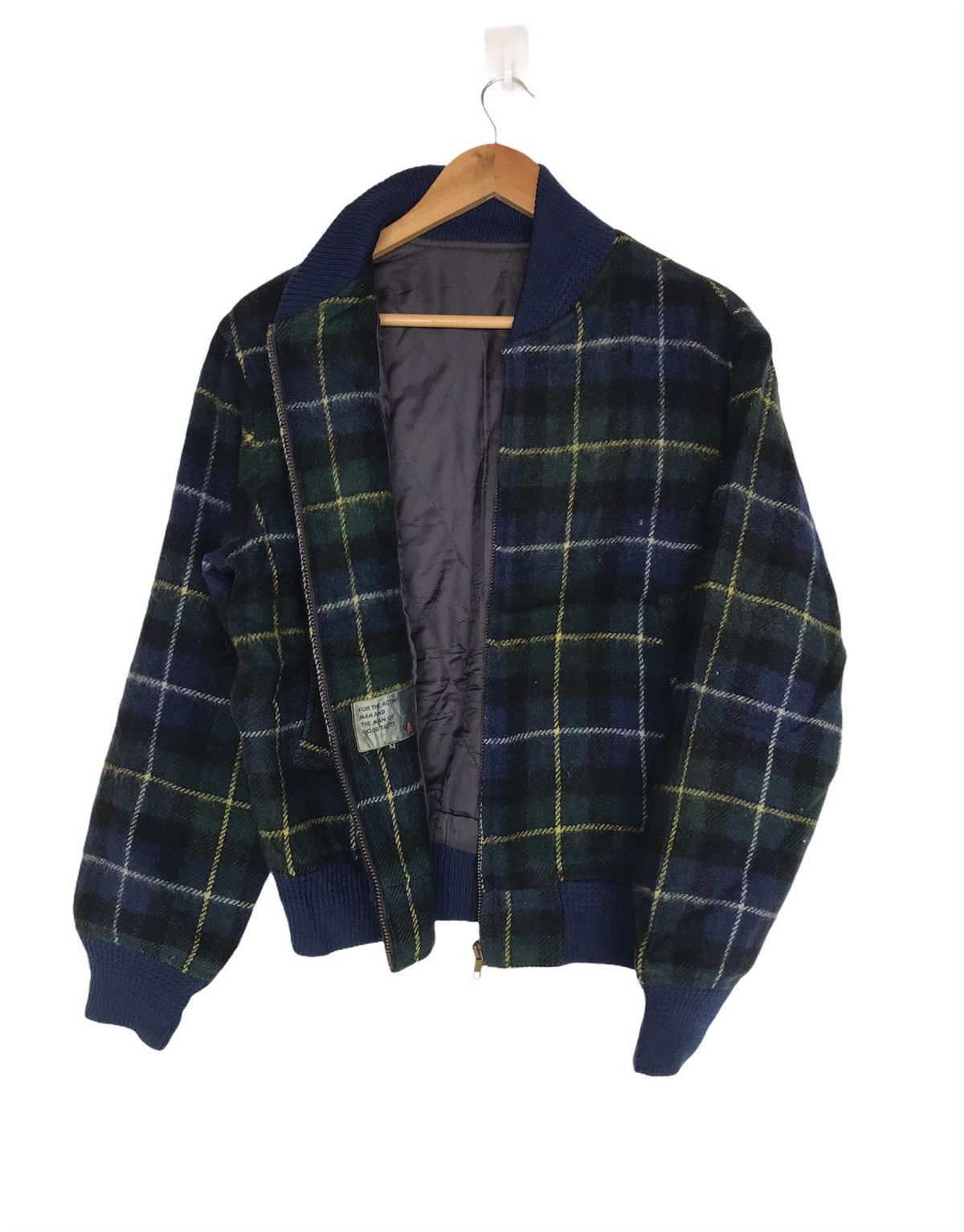 J. Press × Japanese Brand × Vintage J.Press wool Harrington Plaid
