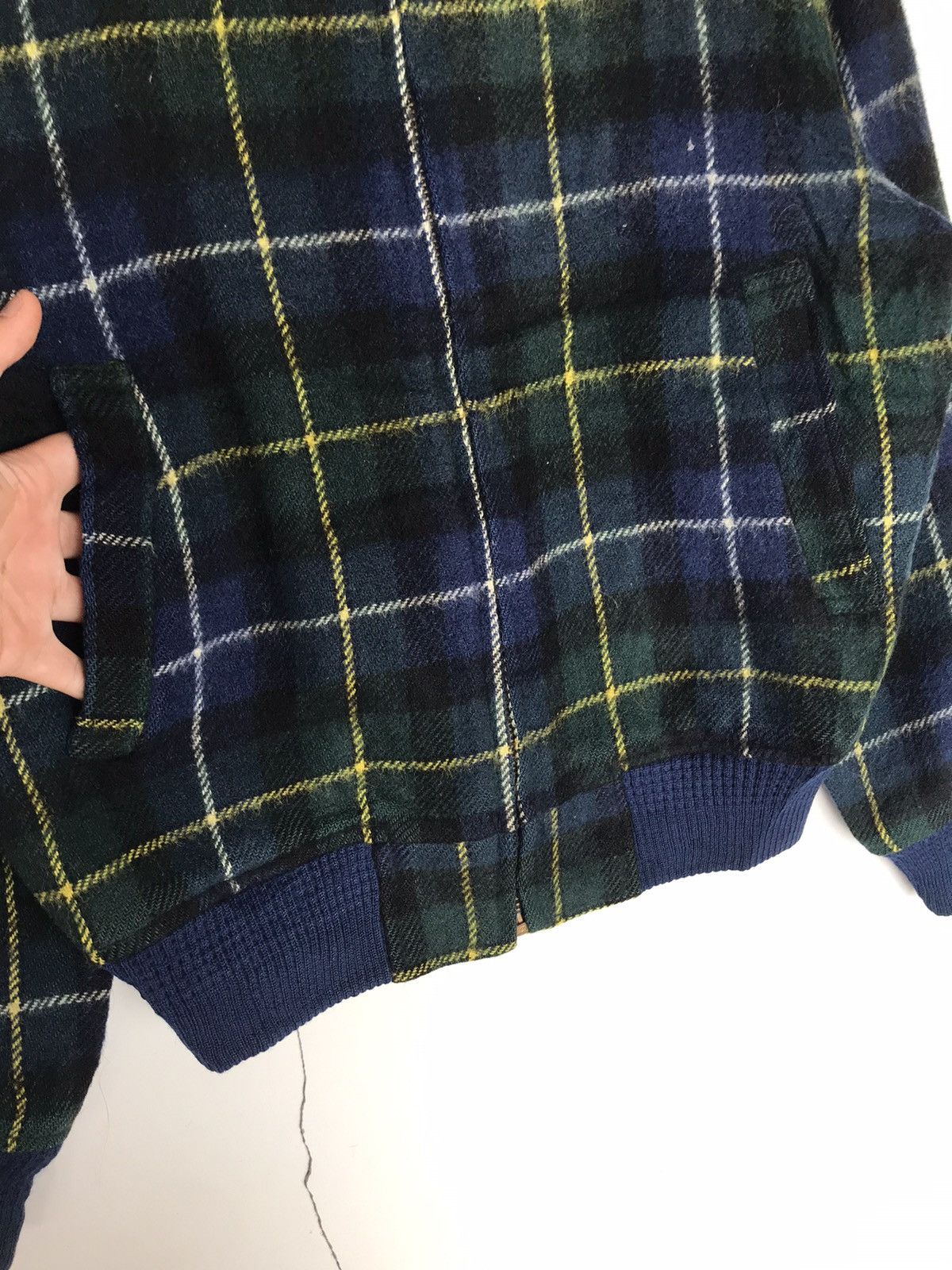 Van × Vintage STEAL🔥 Vintage 80s Van Jac Bomber Jacket Wool Plaid Tartan Size US M / EU 48-50 / 2 - 4 Thumbnail