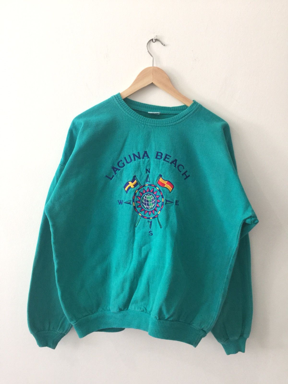Vintage Vintage 90’s Laguna Beach Embroidered Sweatshirts 24X26 Size US S / EU 44-46 / 1 - 1 Thumbnail