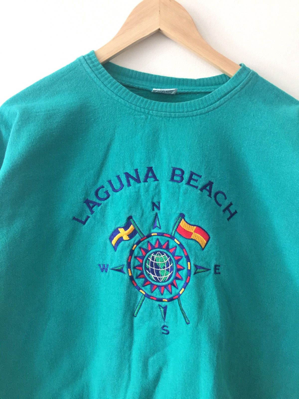 Vintage Vintage 90’s Laguna Beach Embroidered Sweatshirts 24X26 Size US S / EU 44-46 / 1 - 2 Thumbnail