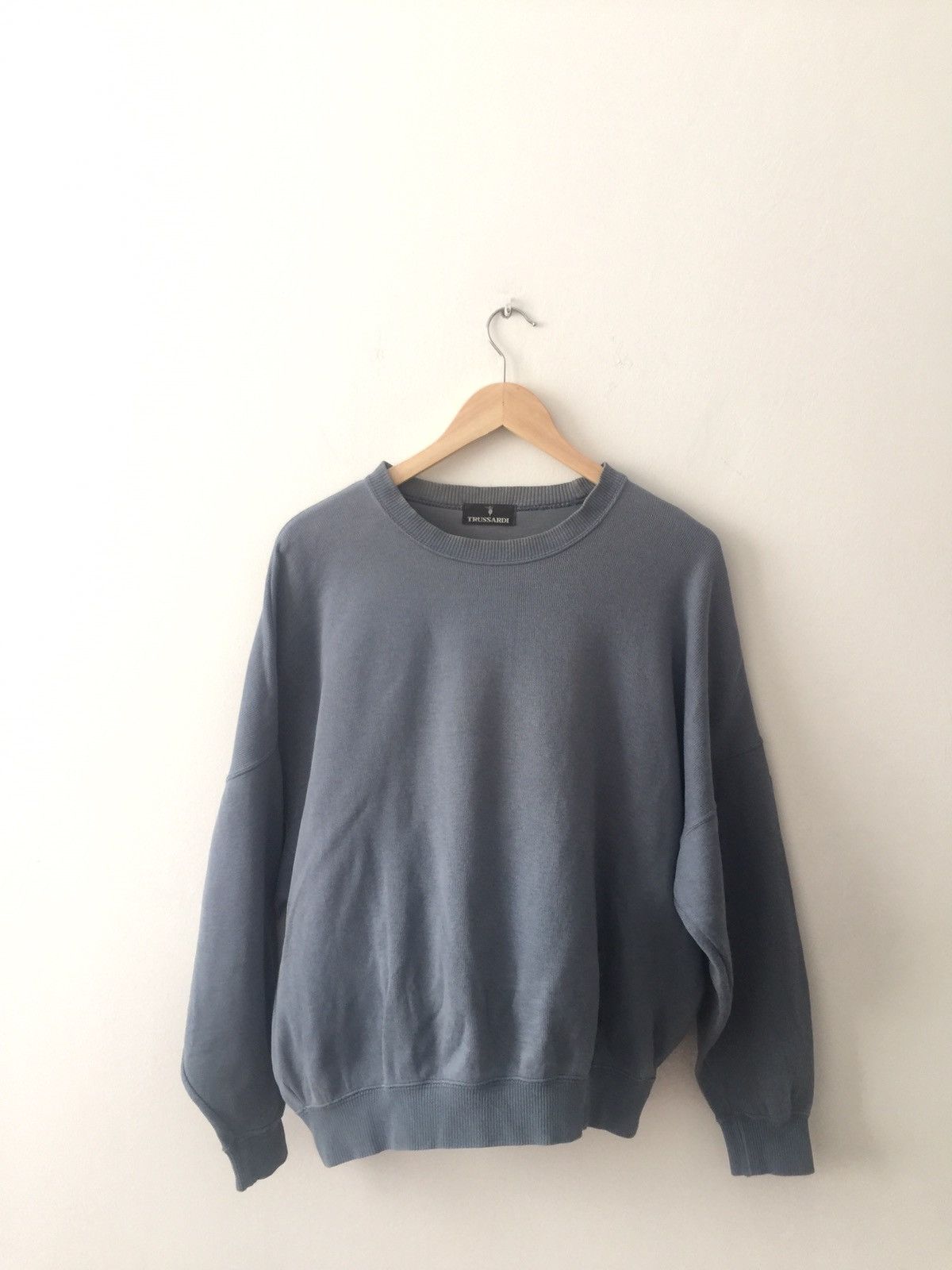 Trussardi × Vintage Trussardi Big Logo Sweatshirts 26x25 Size US M / EU 48-50 / 2 - 4 Thumbnail