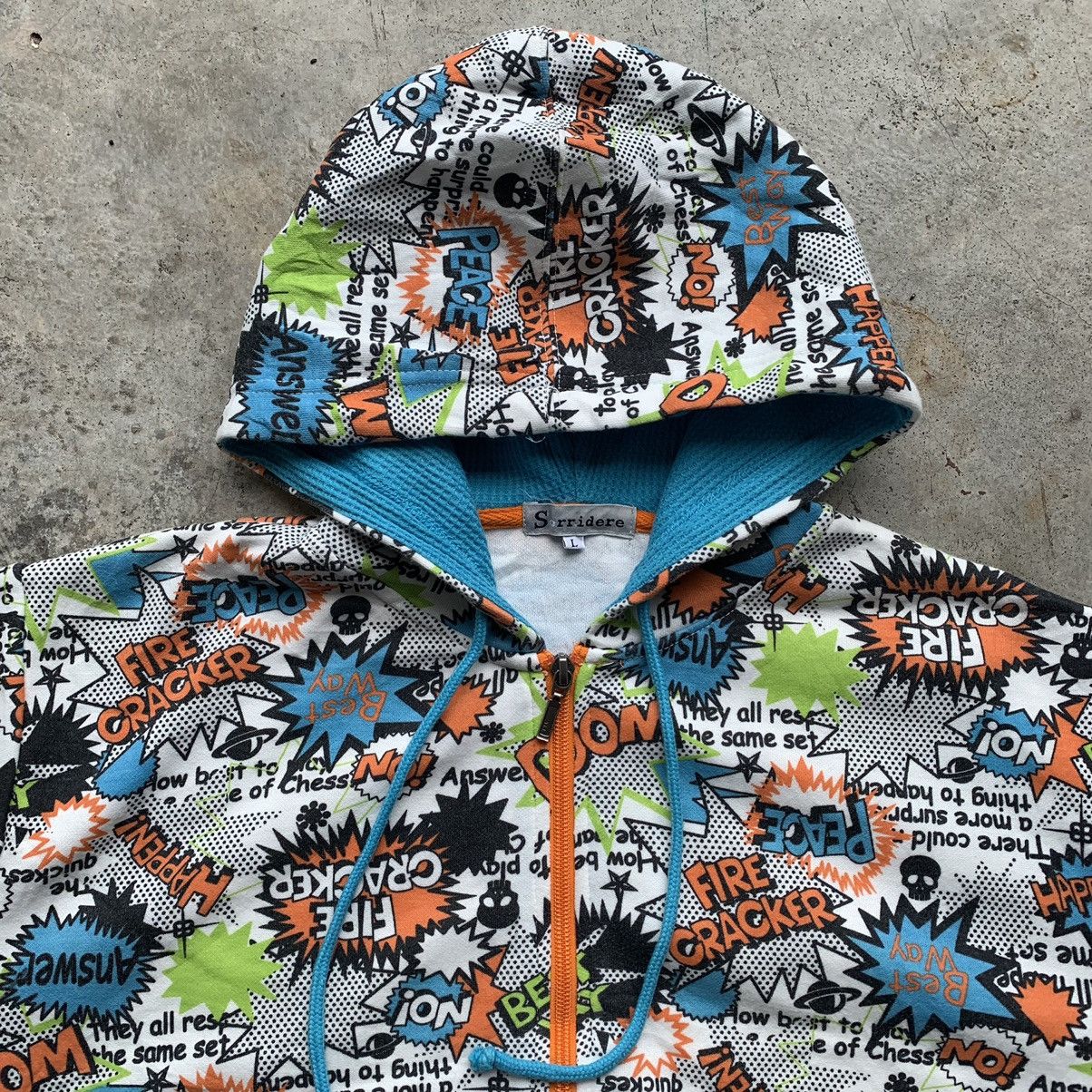Japanese Brand All printed ovp hoodie zipper Size US L / EU 52-54 / 3 - 9 Thumbnail
