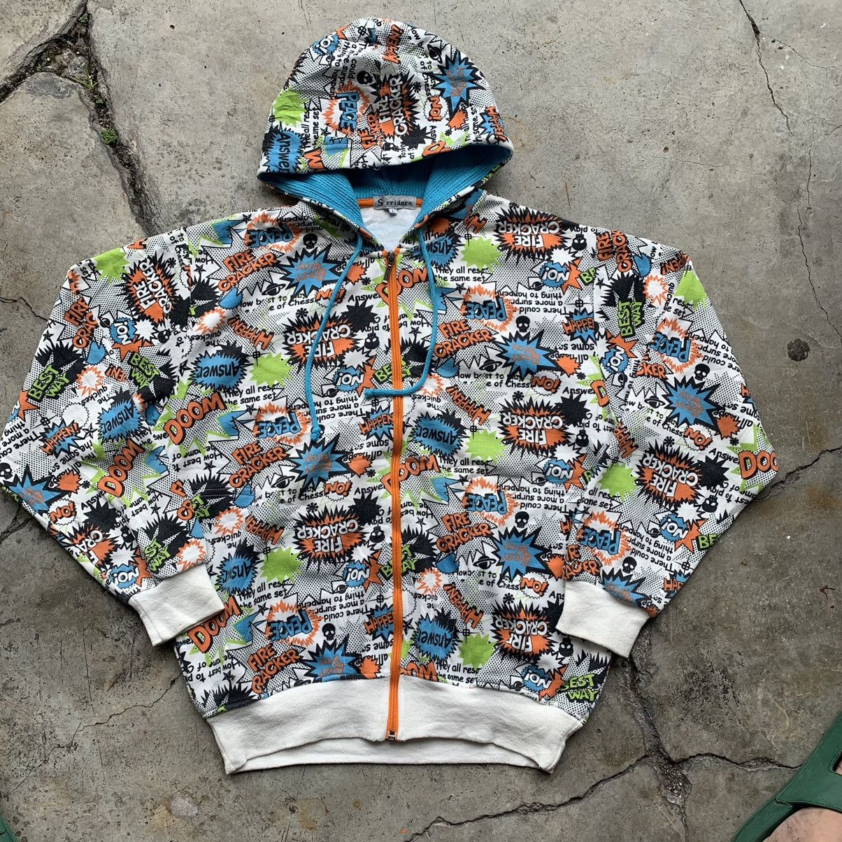 Japanese Brand All printed ovp hoodie zipper Size US L / EU 52-54 / 3 - 5 Thumbnail