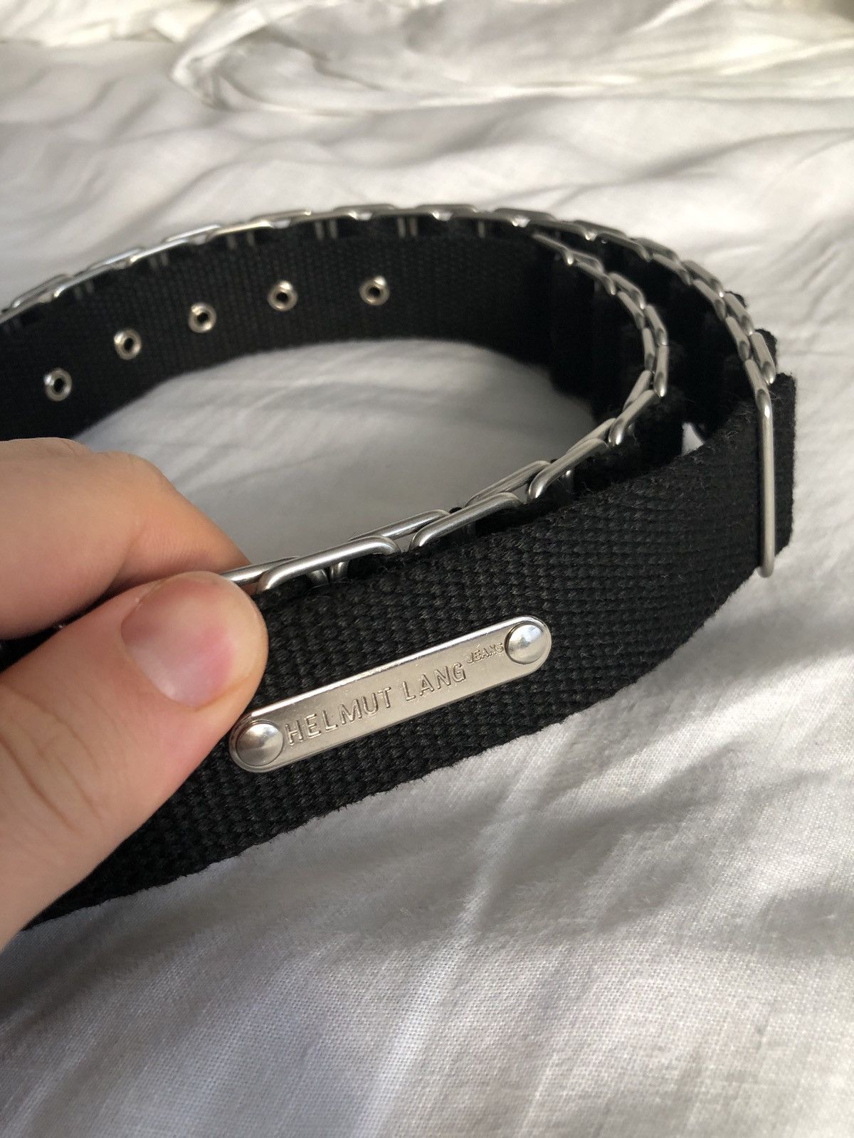 小物 HELMUT LANG AW98 Canvas chain belt Helmut Lang Helmut