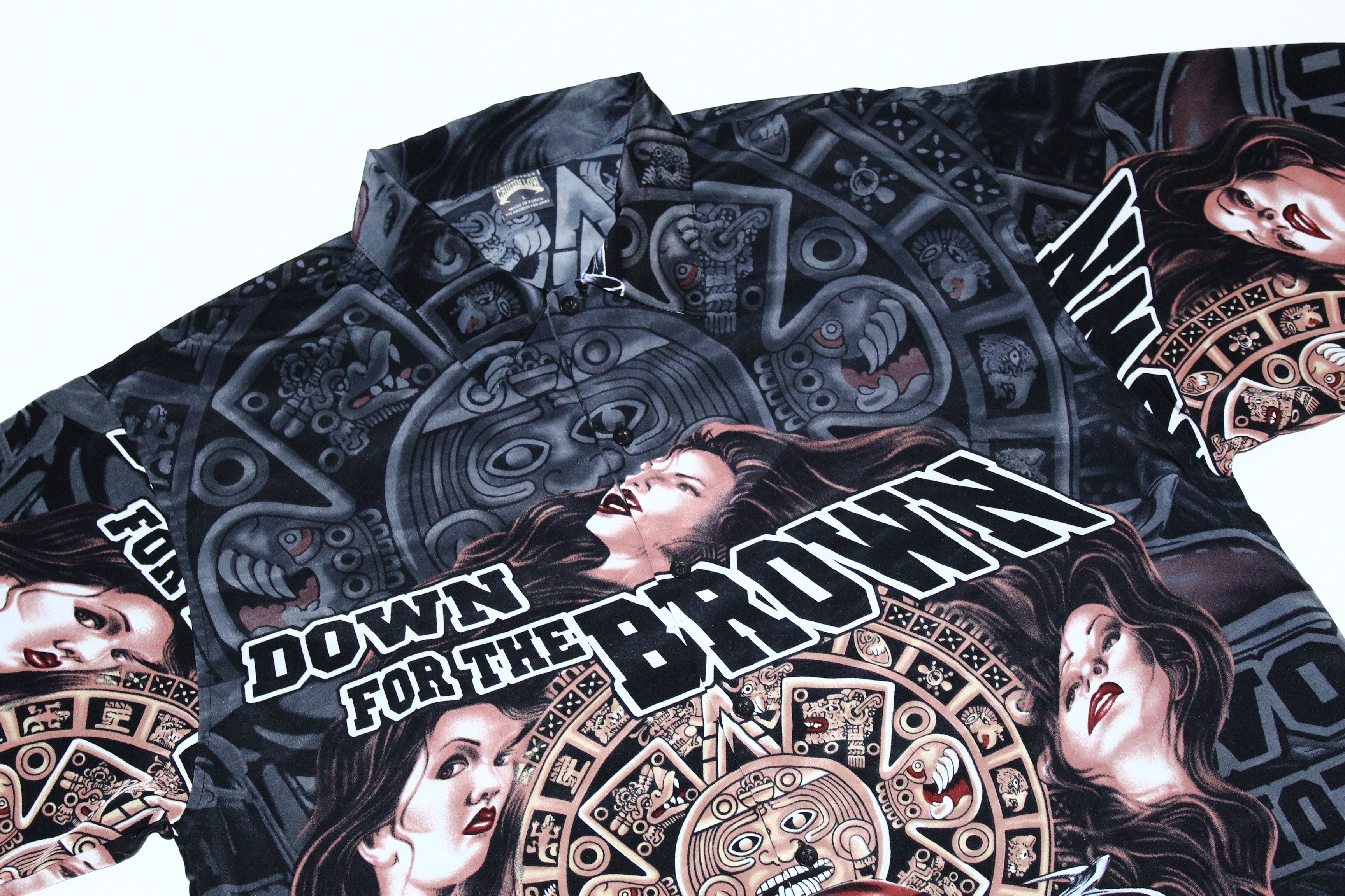 Homies 90s Cruizin Low OG Chicano Artwork Hustle Rap Crazy Shirt Size US L / EU 52-54 / 3 - 4 Thumbnail