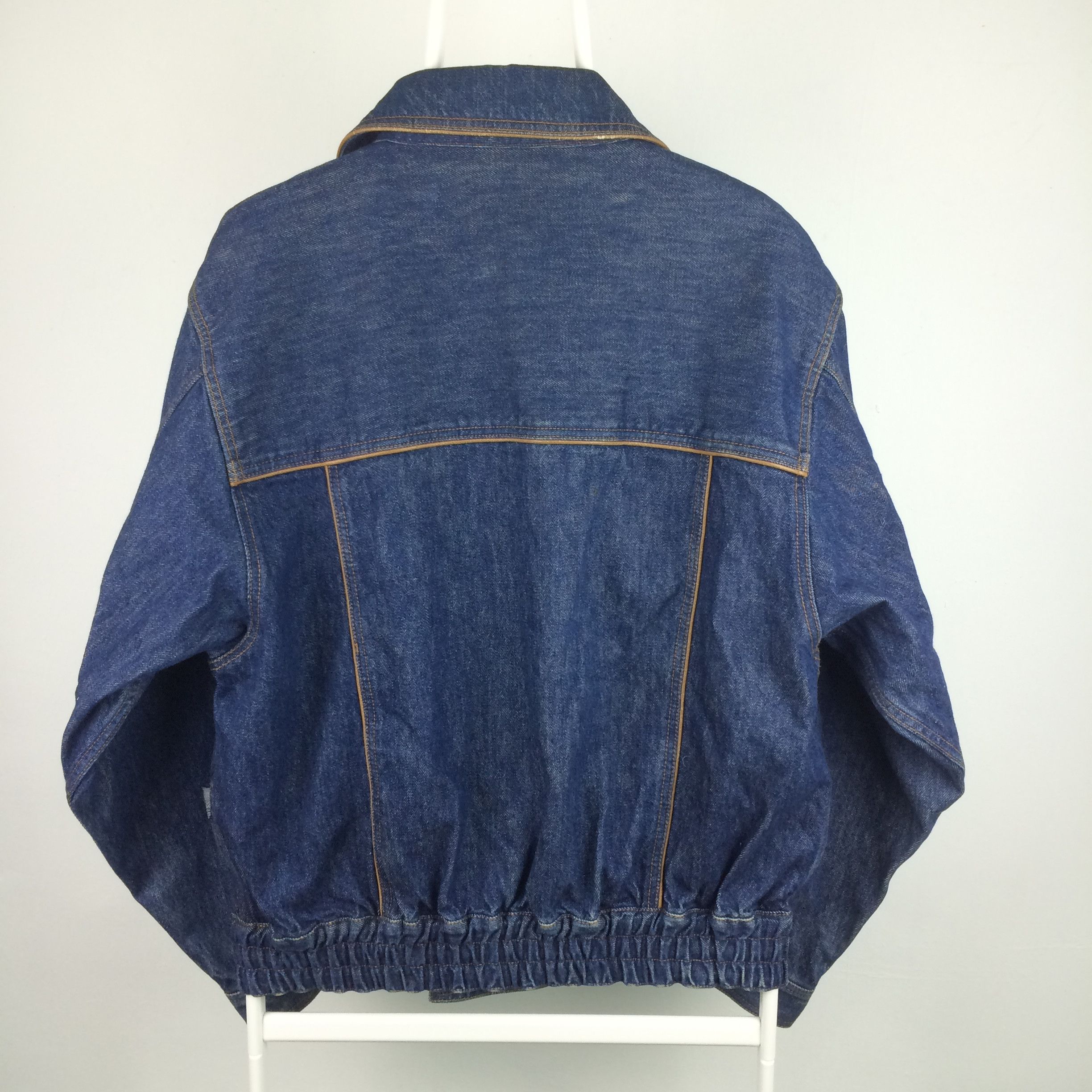 Trussardi Z63 VTG 90s TRUSSARDI DENIM JEANS JACKET COAT Size US L / EU 52-54 / 3 - 5 Thumbnail