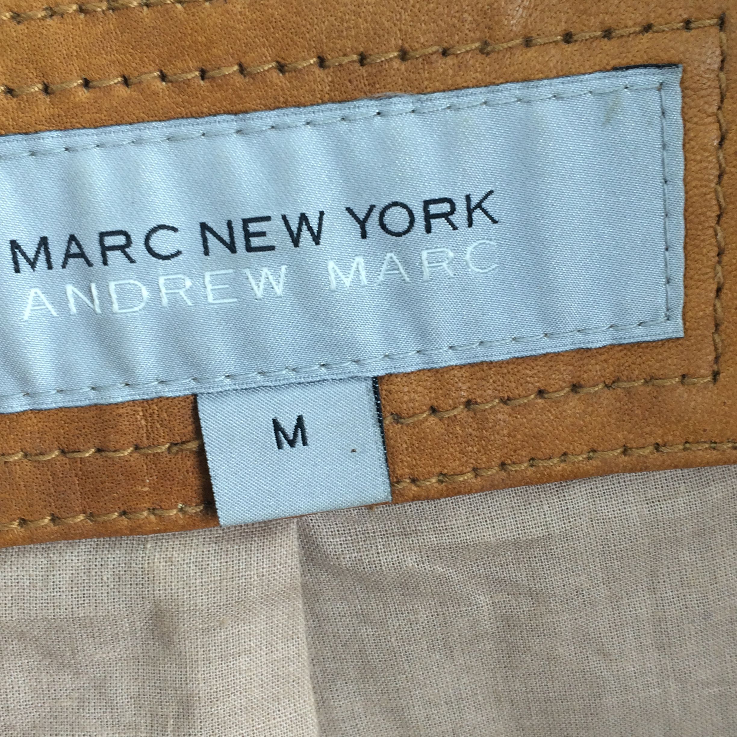 Andrew Marc × Designer Z75 ANDREW MARC NEW YORK LEATHER MOTORCYCLE JACKET Size US M / EU 48-50 / 2 - 5 Thumbnail