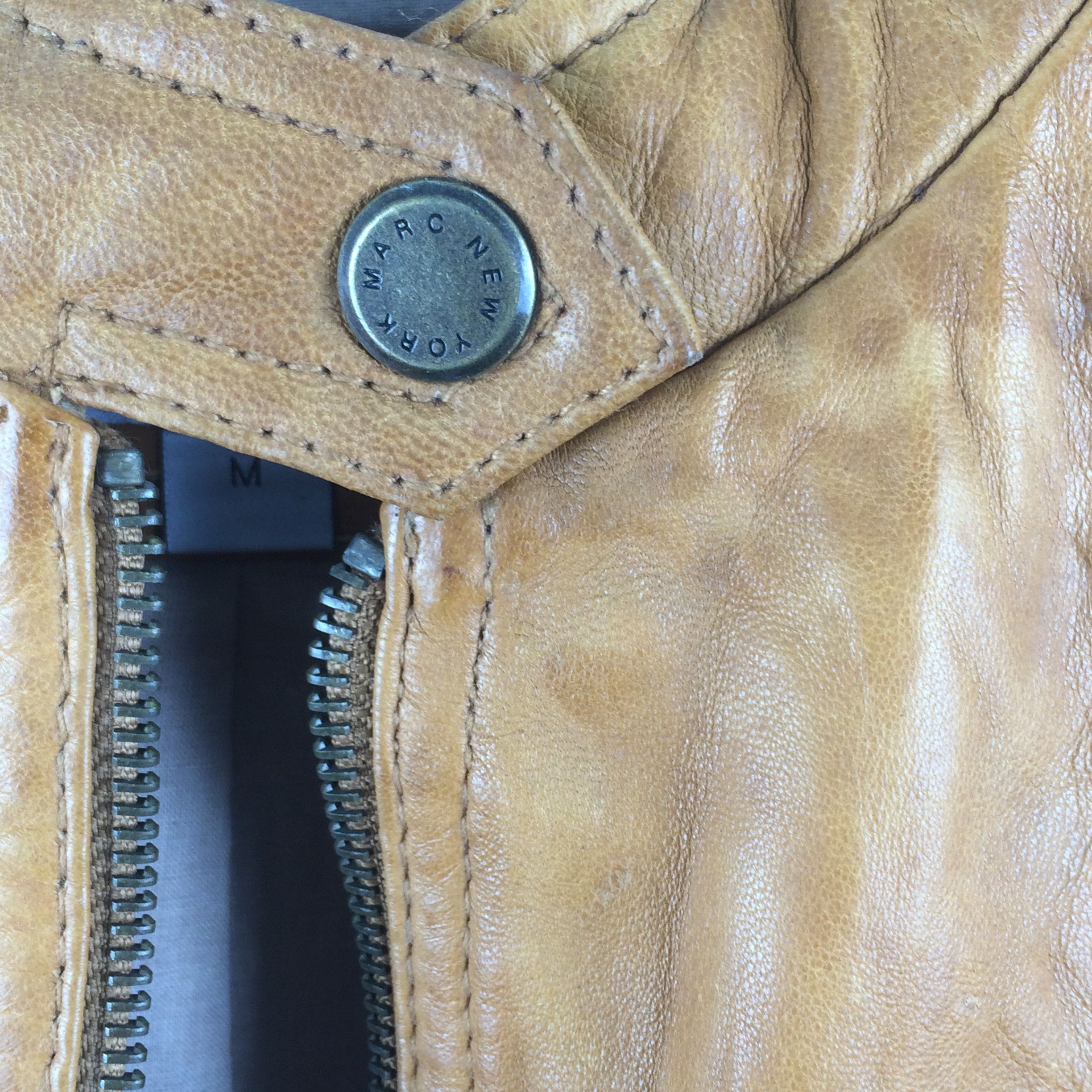 Andrew Marc × Designer Z75 ANDREW MARC NEW YORK LEATHER MOTORCYCLE JACKET Size US M / EU 48-50 / 2 - 7 Thumbnail