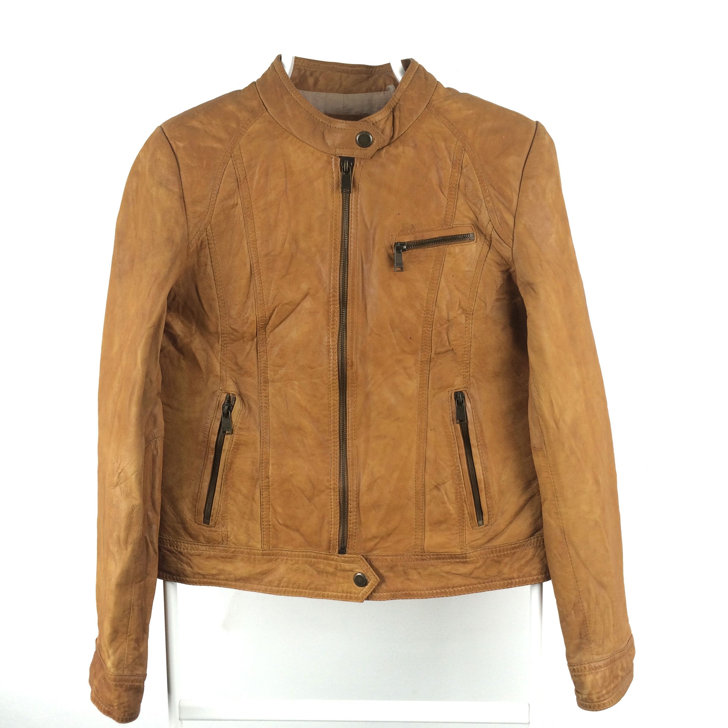 Andrew Marc × Designer Z75 ANDREW MARC NEW YORK LEATHER MOTORCYCLE JACKET Size US M / EU 48-50 / 2 - 1 Thumbnail