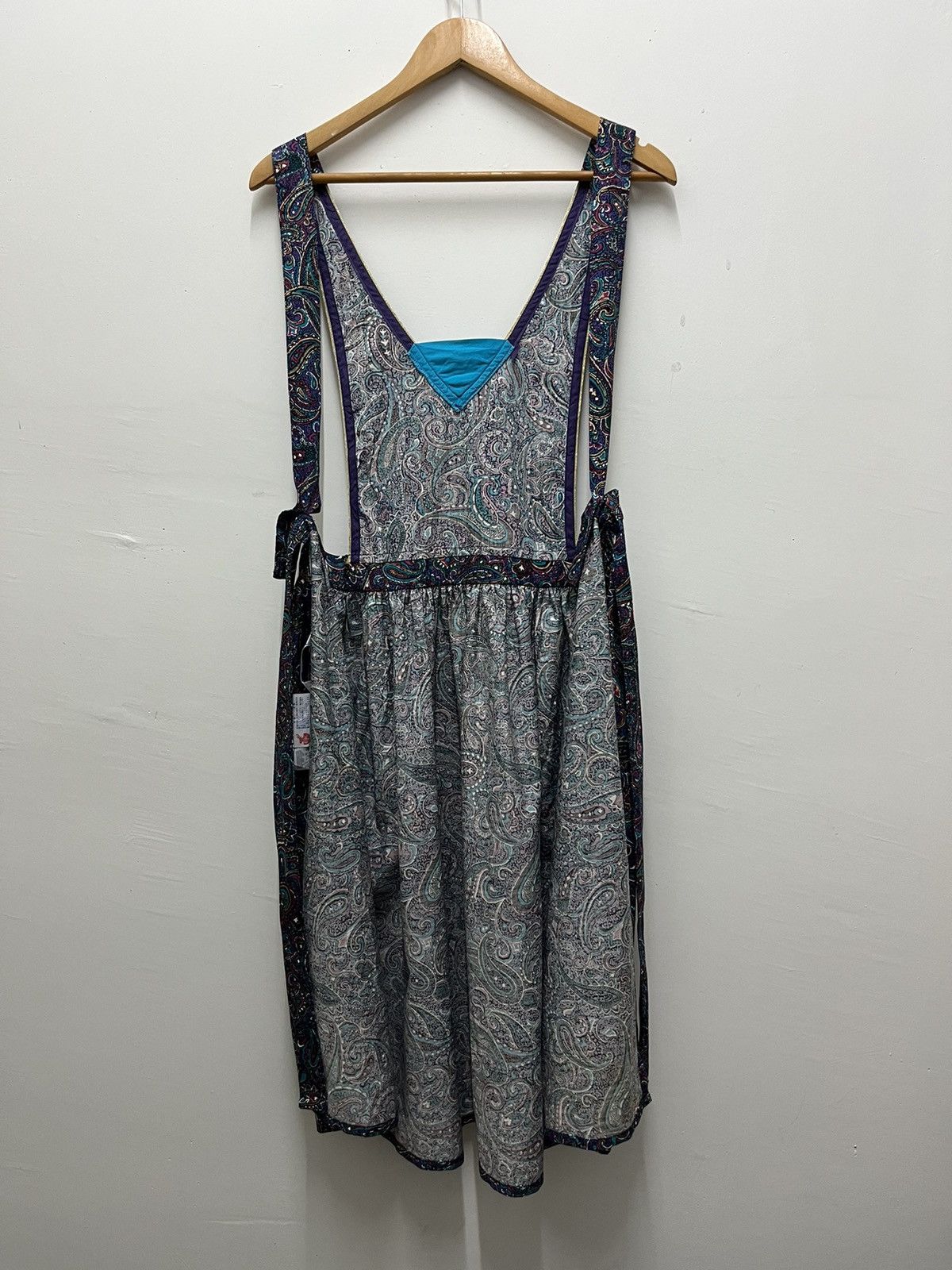 Saint Laurent Paris Vintage Yves Saint Laurent Paisley Apron Size ONE SIZE - 4 Thumbnail