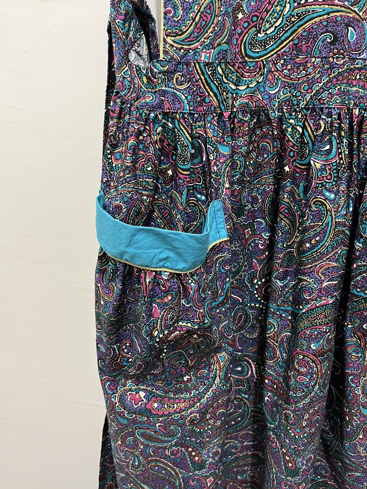 Saint Laurent Paris Vintage Yves Saint Laurent Paisley Apron Size ONE SIZE - 3 Thumbnail