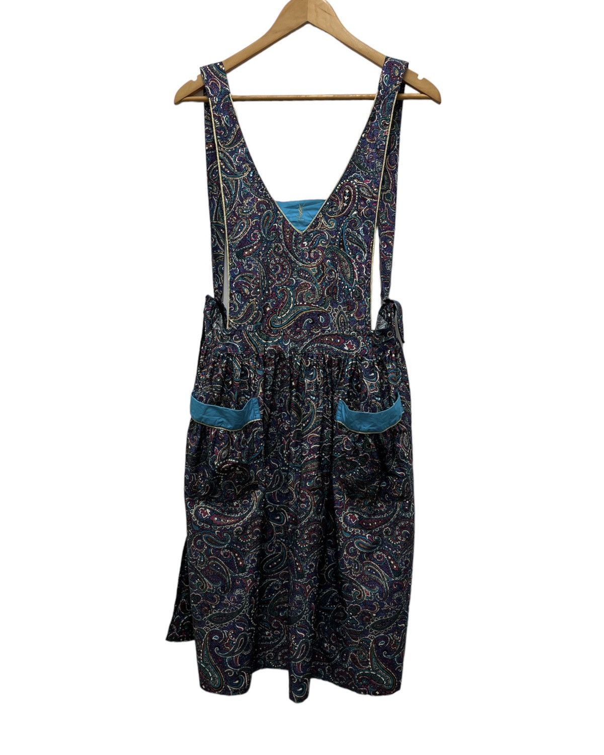 Saint Laurent Paris Vintage Yves Saint Laurent Paisley Apron Size ONE SIZE - 1 Thumbnail