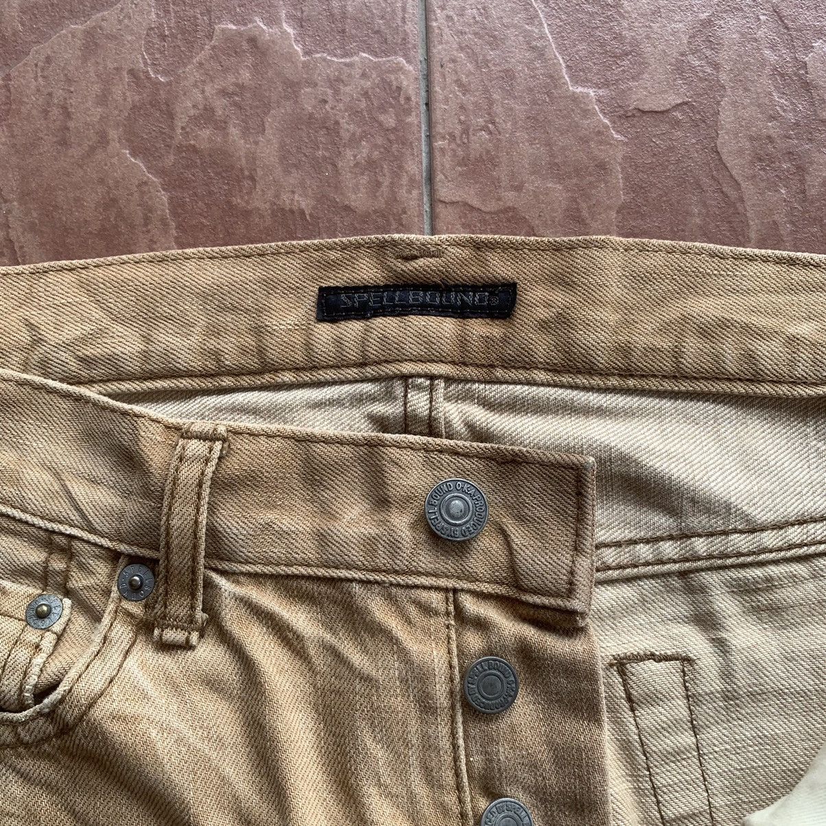Japanese Brand × Spellbound STEAL💥VINTAGE SPELLBOUND JEANS RIPPED TROUSERS FADED RUGGED Size US 30 / EU 46 - 6 Thumbnail