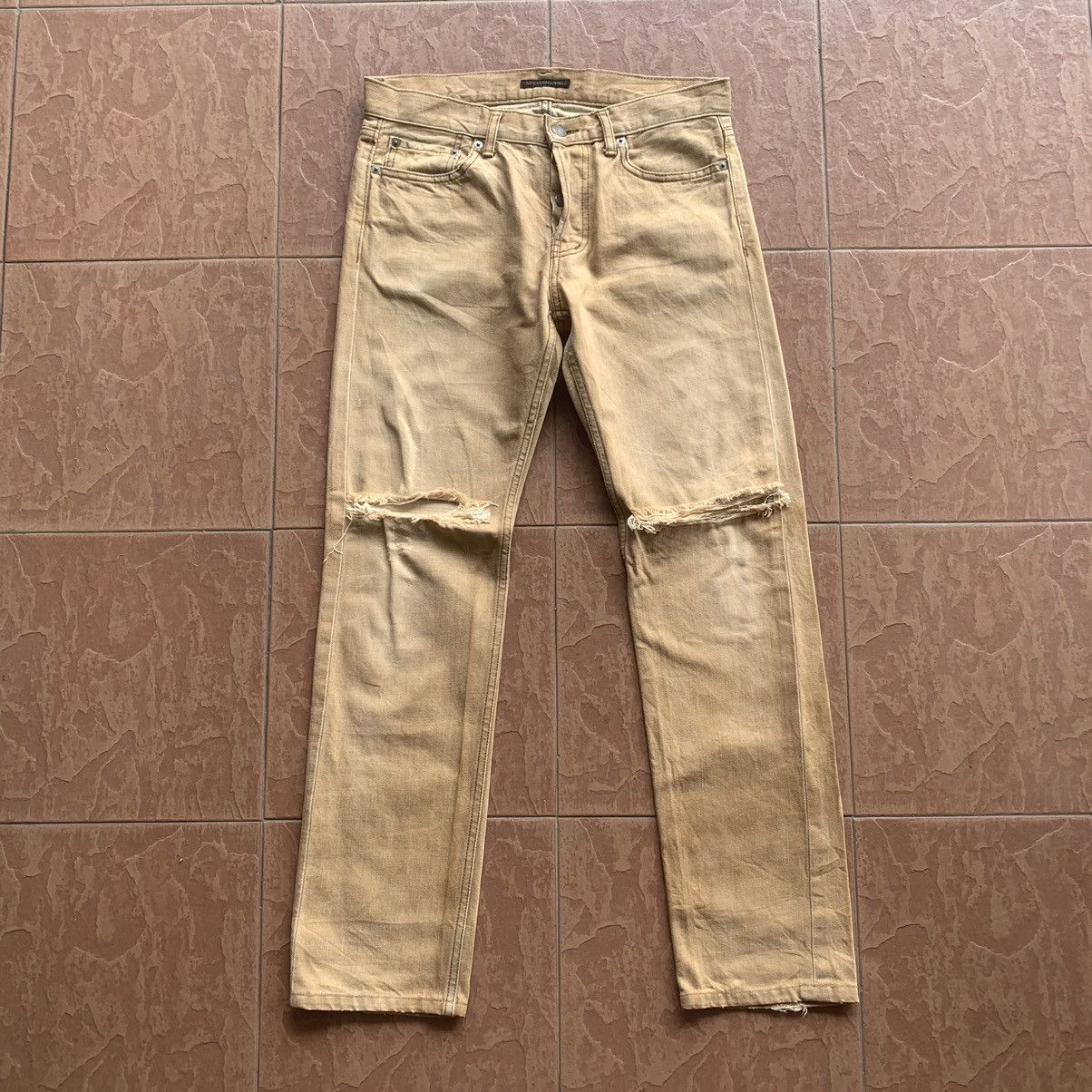 Japanese Brand × Spellbound STEAL💥VINTAGE SPELLBOUND JEANS RIPPED TROUSERS FADED RUGGED Size US 30 / EU 46 - 1 Thumbnail