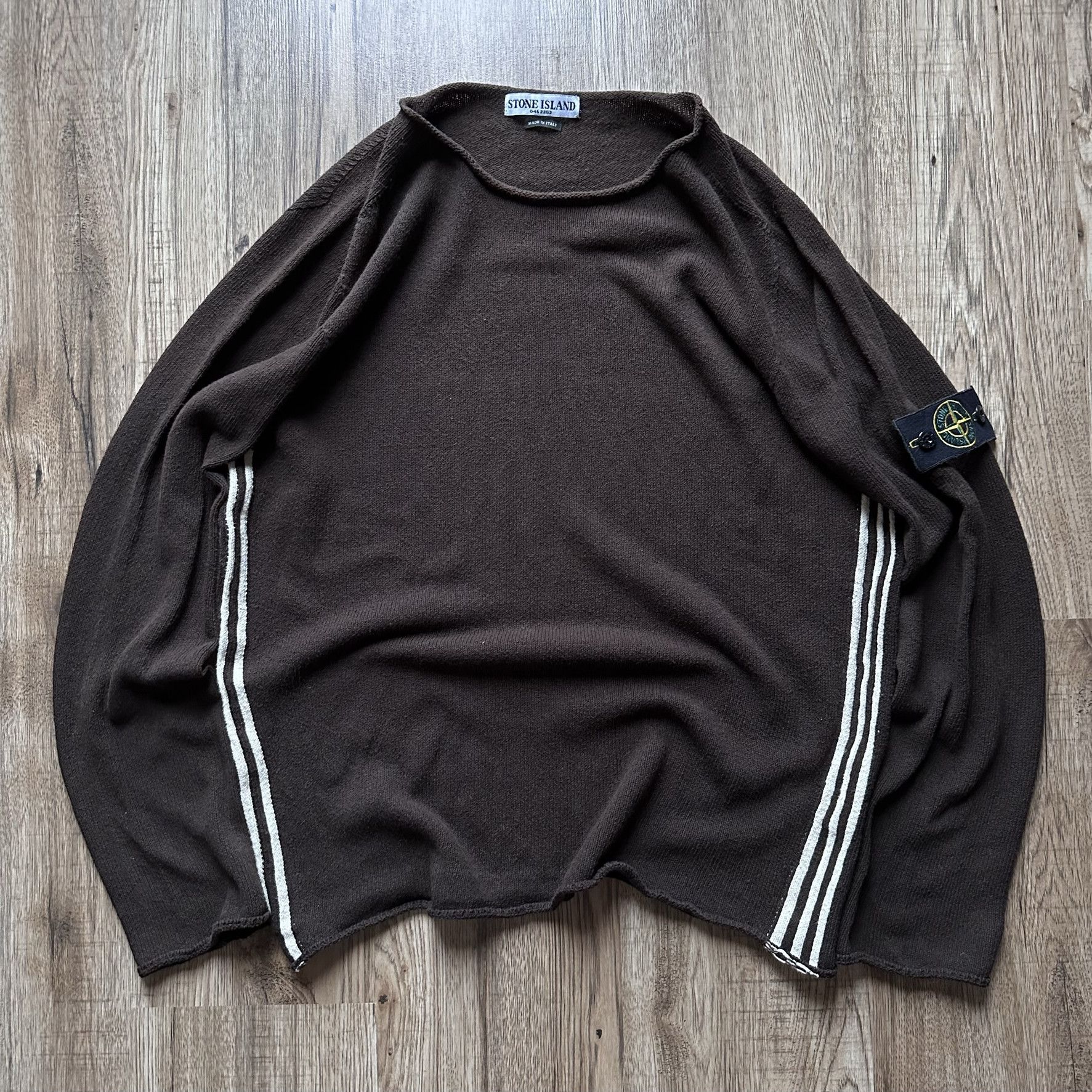 Stone Island Stone Island brown vintage light sweater Size US XL / EU 56 / 4 - 1 Thumbnail