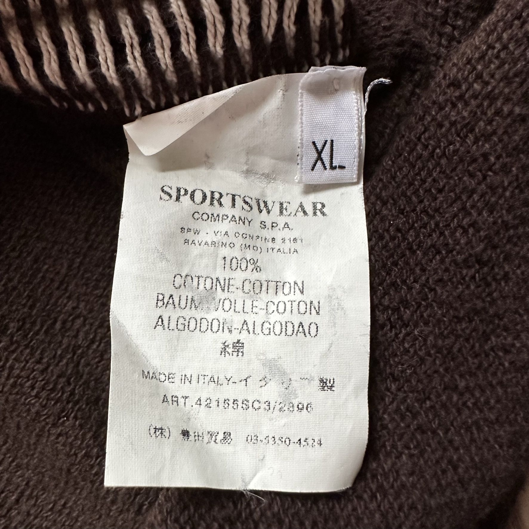 Stone Island Stone Island brown vintage light sweater Size US XL / EU 56 / 4 - 7 Thumbnail