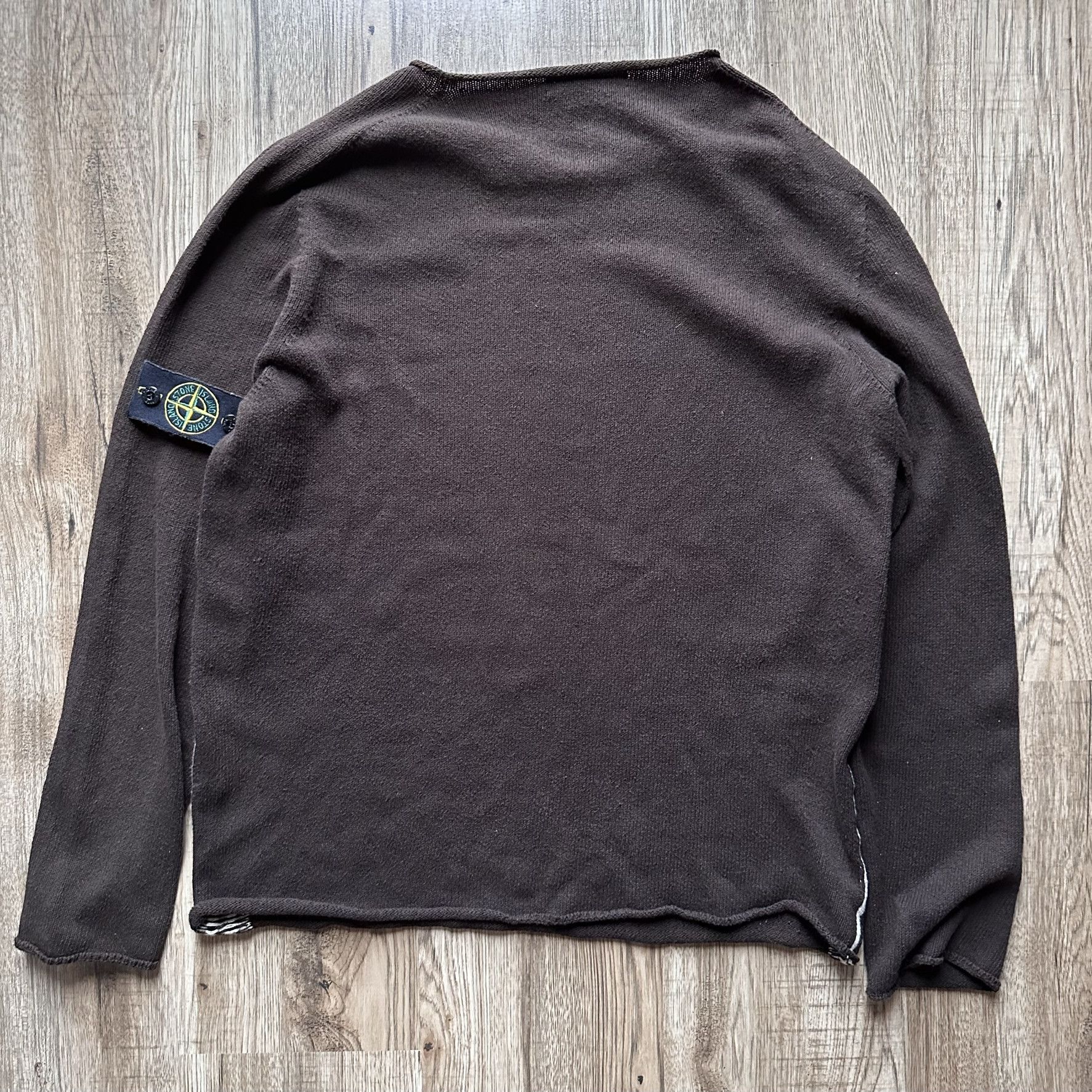 Stone Island Stone Island brown vintage light sweater Size US XL / EU 56 / 4 - 9 Thumbnail