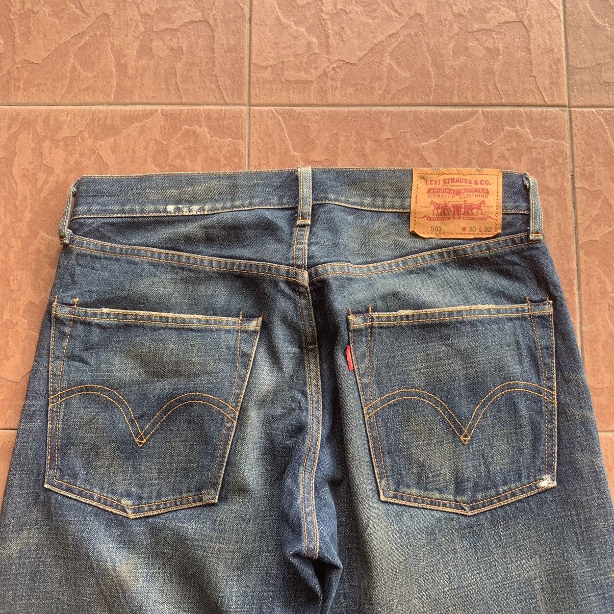 Levi's × Levi's Vintage Clothing × Vintage LEVI’S 503 JEANS 31x33 MUDWASH LEVIS DENIM TROUSERS PANTS Size US 31 - 10 Thumbnail