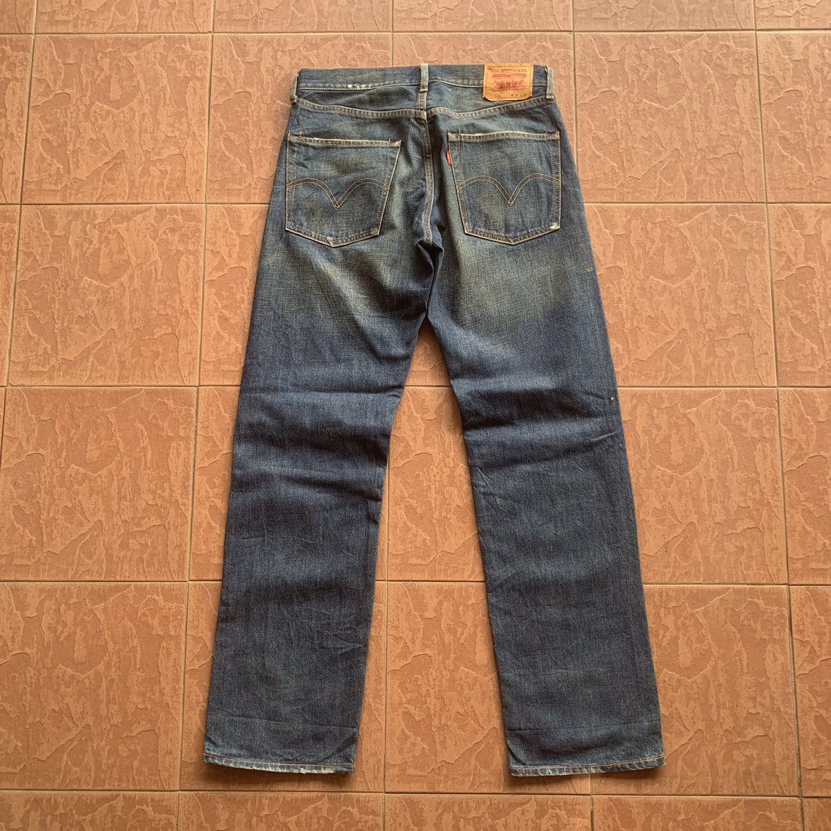 Levi's × Levi's Vintage Clothing × Vintage LEVI’S 503 JEANS 31x33 MUDWASH LEVIS DENIM TROUSERS PANTS Size US 31 - 9 Thumbnail