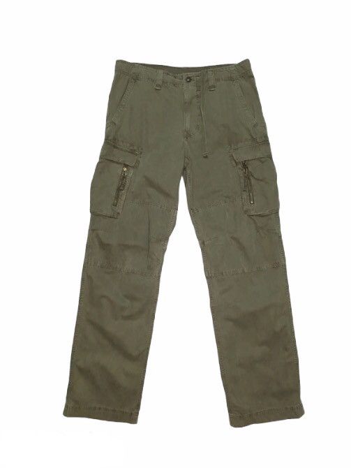 Japanese Brand × Vintage Japanese Vintage 35x33 Trousers Faded UtilityCargo Easy Pant Size US 35 - 1 Thumbnail