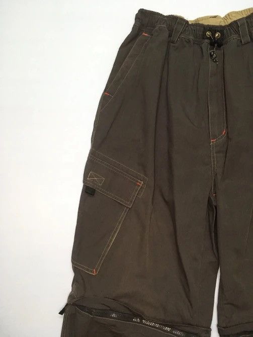 Japanese Brand × Vintage Japanese Vintage Drawstring Waist Two Way Baggy Hiking Pants Size US 31 - 5 Thumbnail
