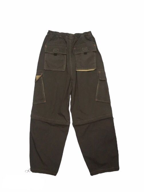Japanese Brand × Vintage Japanese Vintage Drawstring Waist Two Way Baggy Hiking Pants Size US 31 - 2 Thumbnail