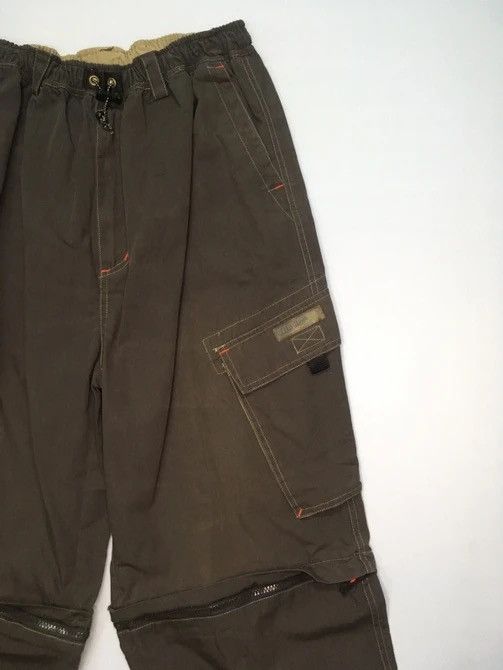 Japanese Brand × Vintage Japanese Vintage Drawstring Waist Two Way Baggy Hiking Pants Size US 31 - 4 Thumbnail
