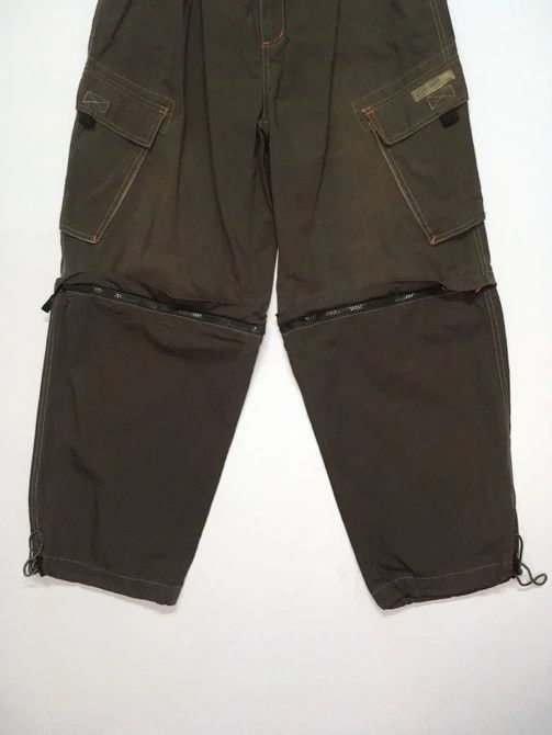 Japanese Brand × Vintage Japanese Vintage Drawstring Waist Two Way Baggy Hiking Pants Size US 31 - 8 Thumbnail